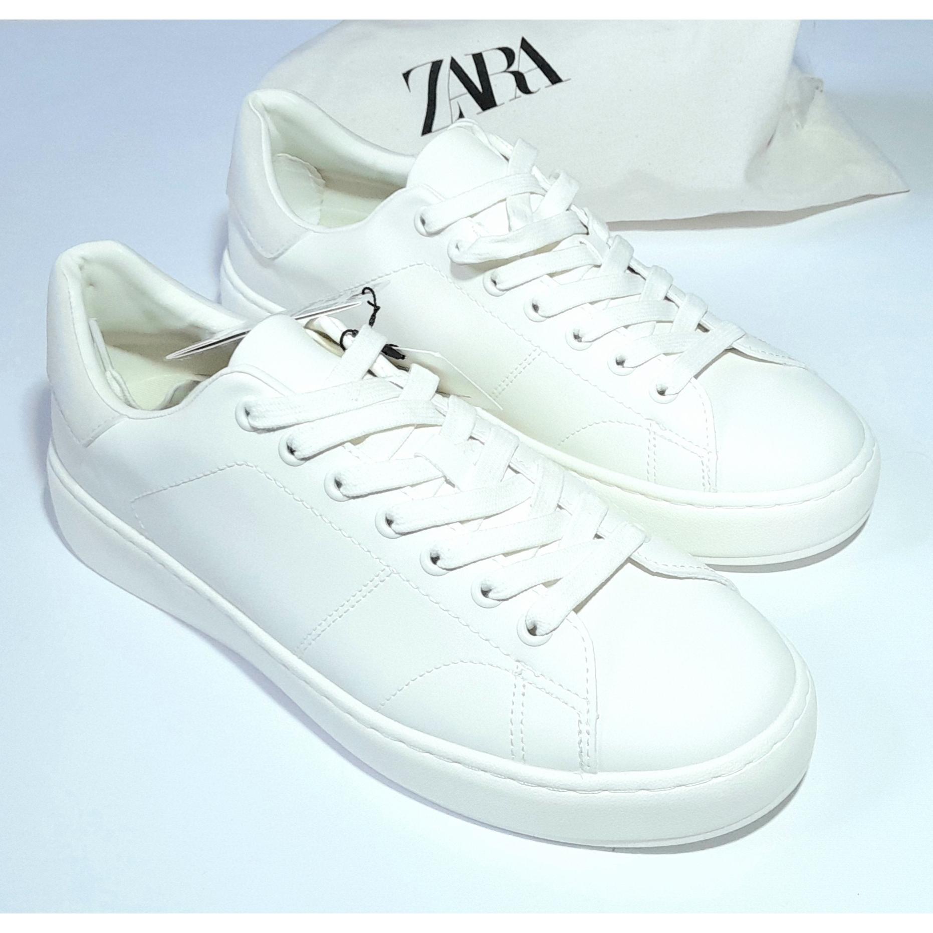 کتونی مردانه زارا Zara Contrast Sport سفید
