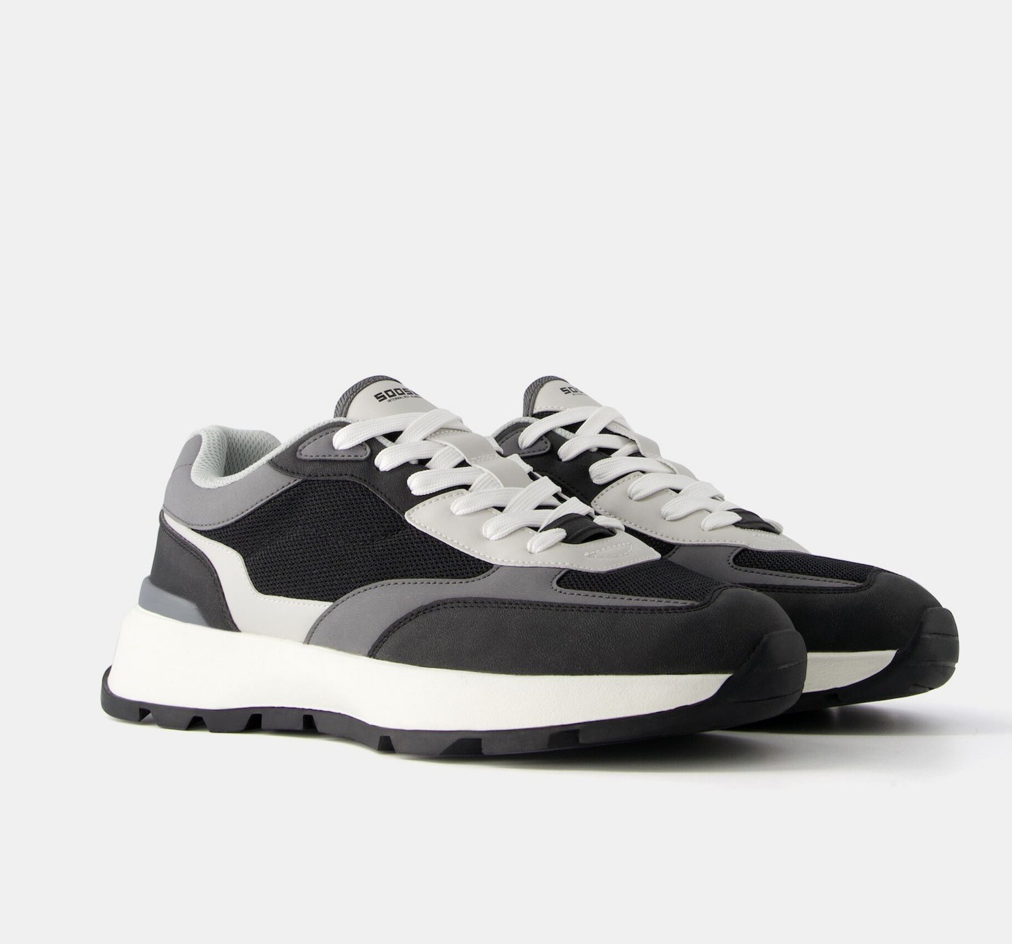 کفش مردانه برشکا Bershka contrast mesh trainers