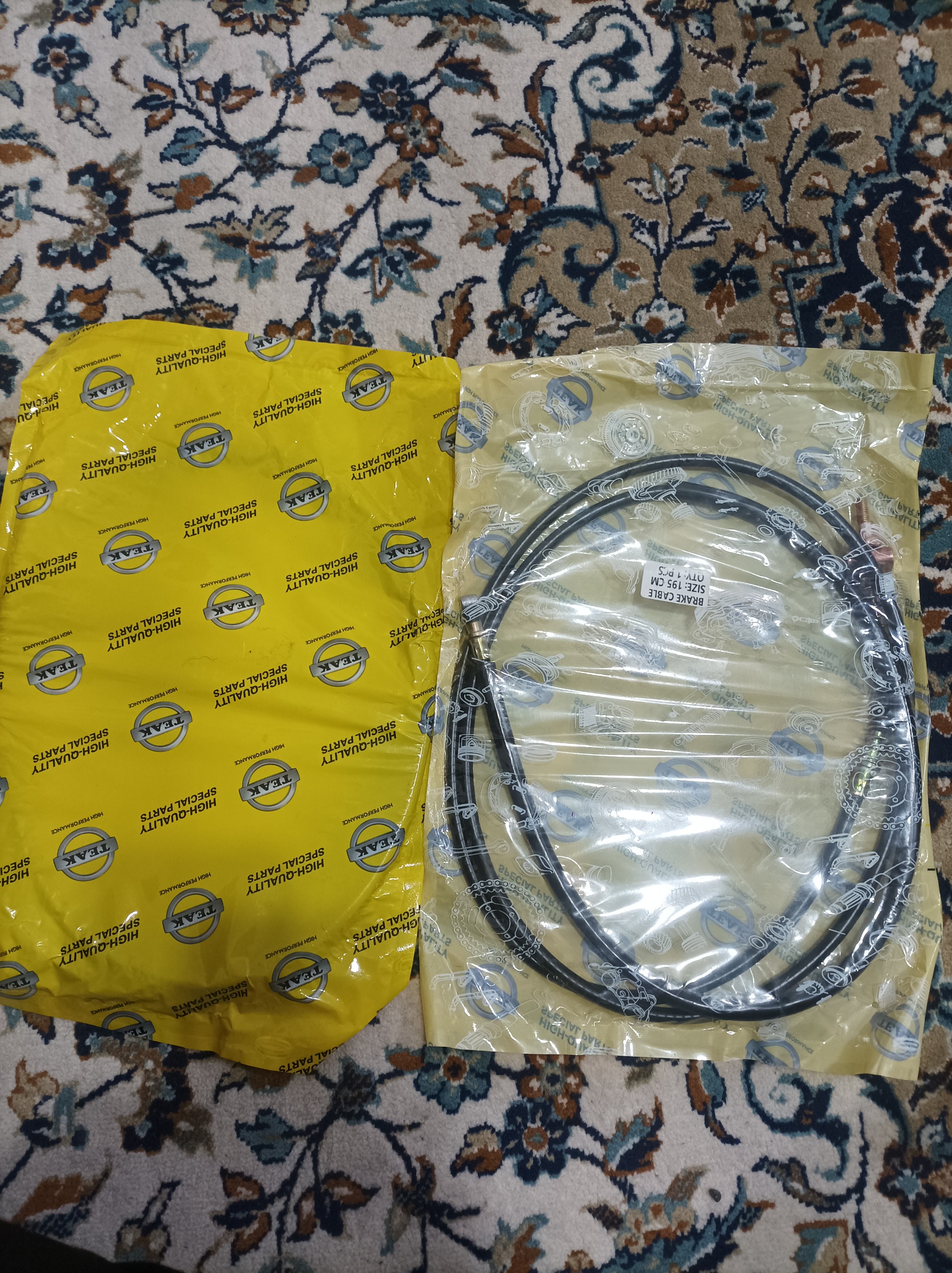 سیم ترمز عقب موتور سیکلت کلیک 150 cc و گلکسی کاسه