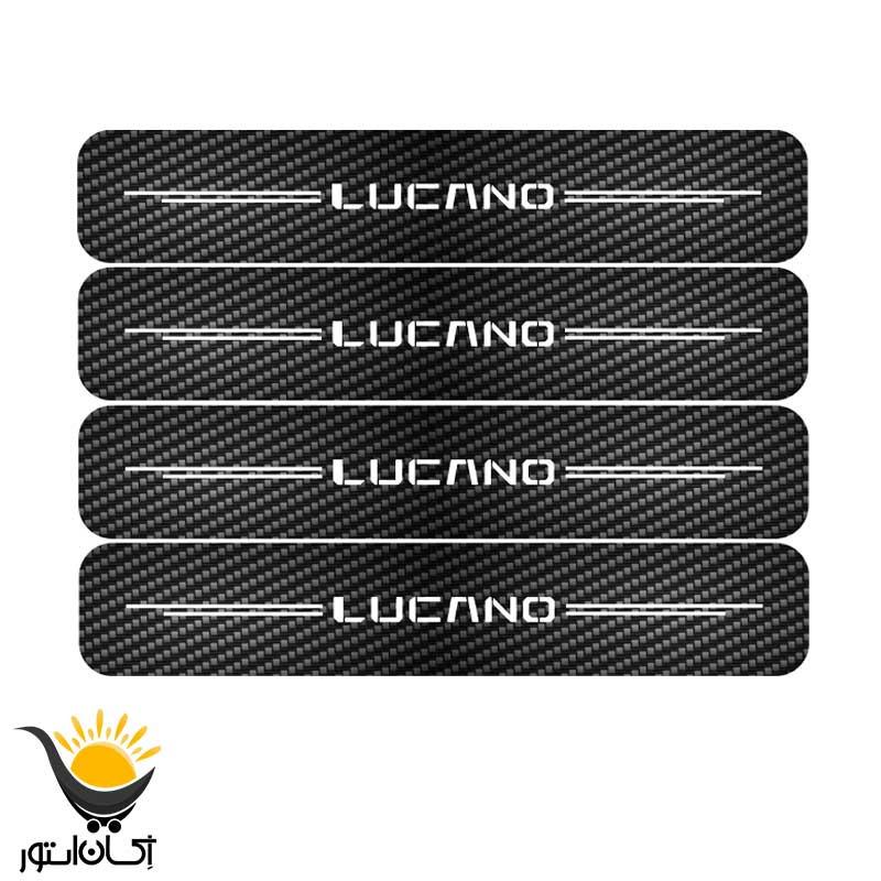برچسب خودرو طرح کربن کدLCE0060 مناسب لوکانو