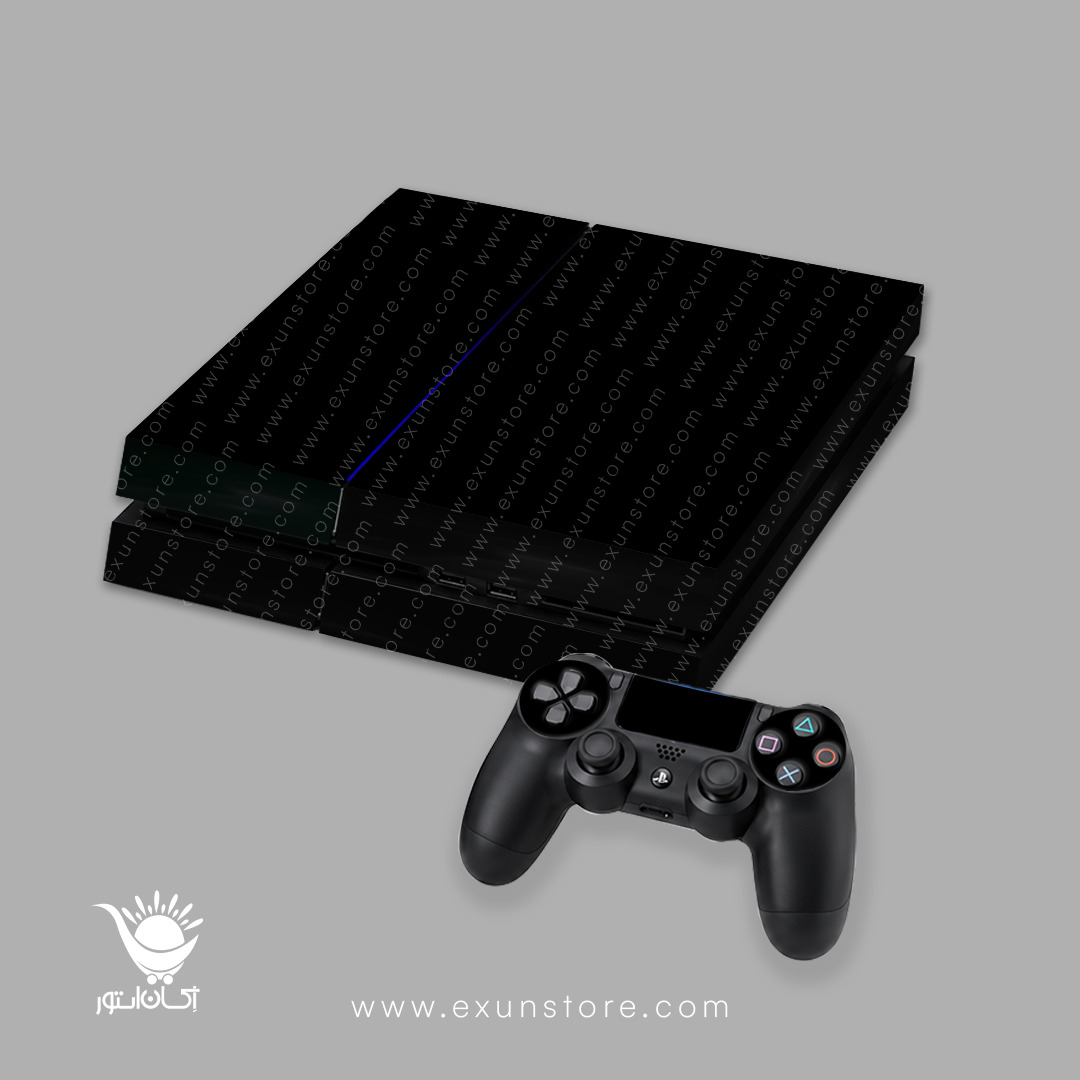 برچسب کنسول بازی پلی استیشن 4 FAT مدل Matte black