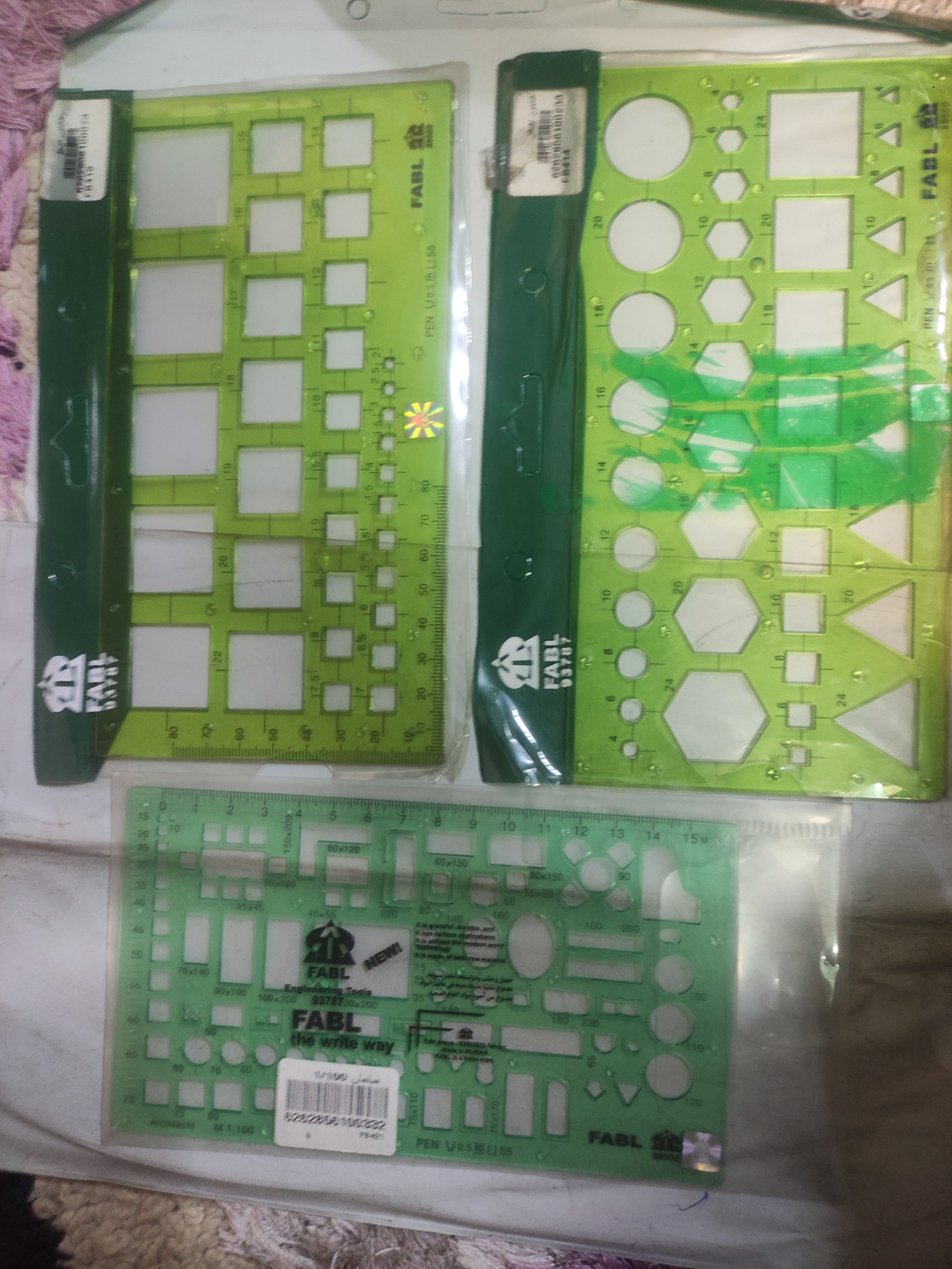 شابلون اشکال هندسی Fabl 414_416_421
