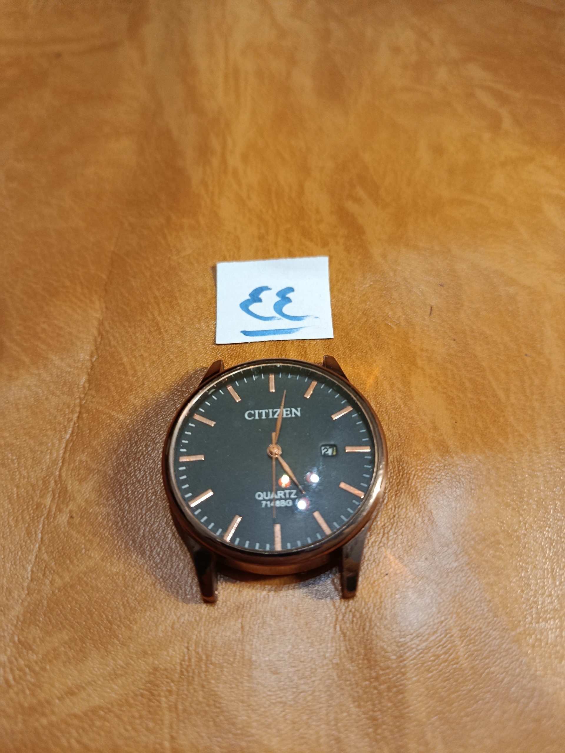 ساعت مچی بدون بند قدیمی سیتیزن کد 44