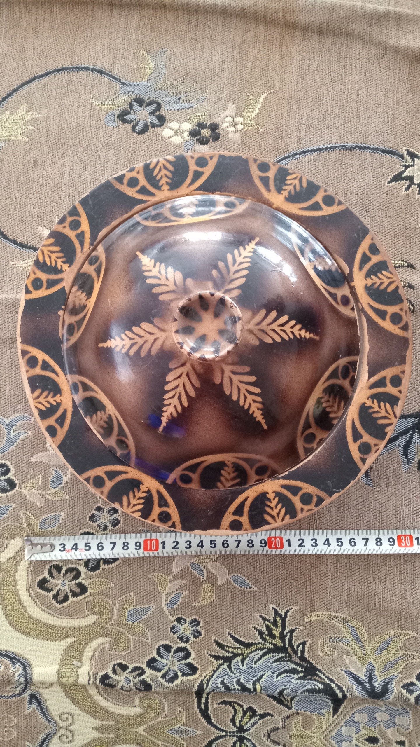 کاسه قدیمی آجیل خوری چوبی (سایز بزرگ)