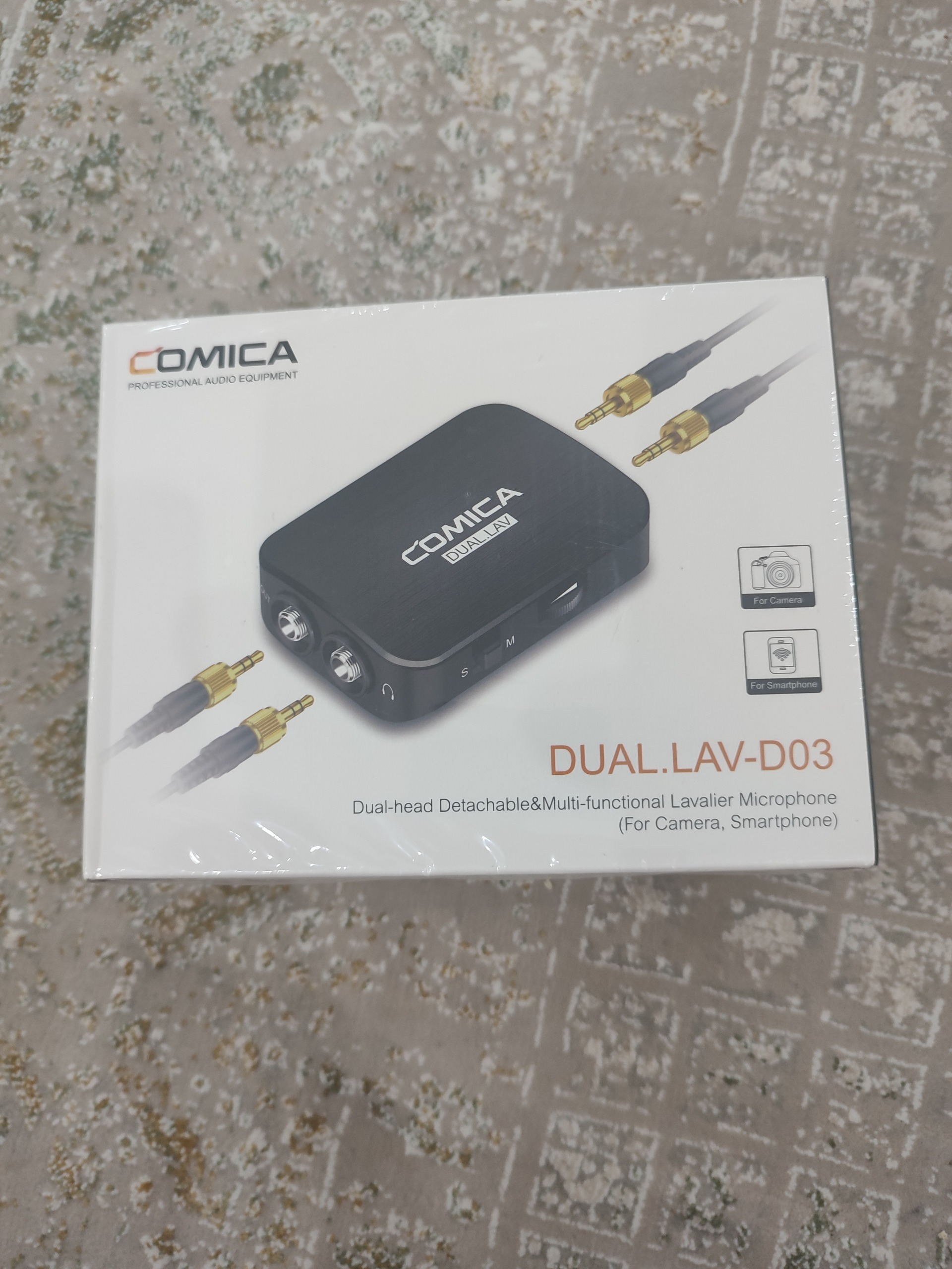 میکروفن یقه ای کامیکا مدل DUAL.LAV D03