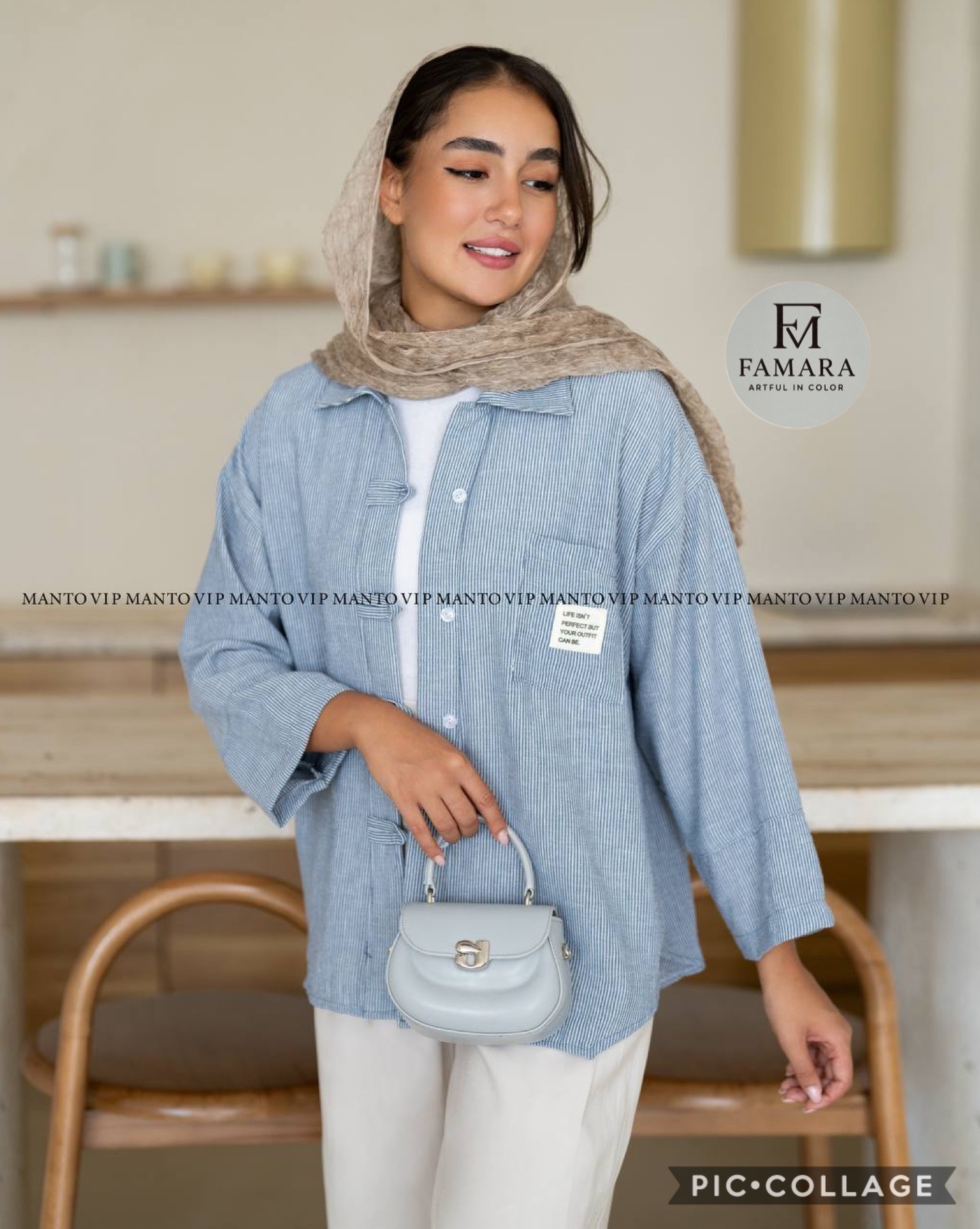 شومیز دخترانه راه راه