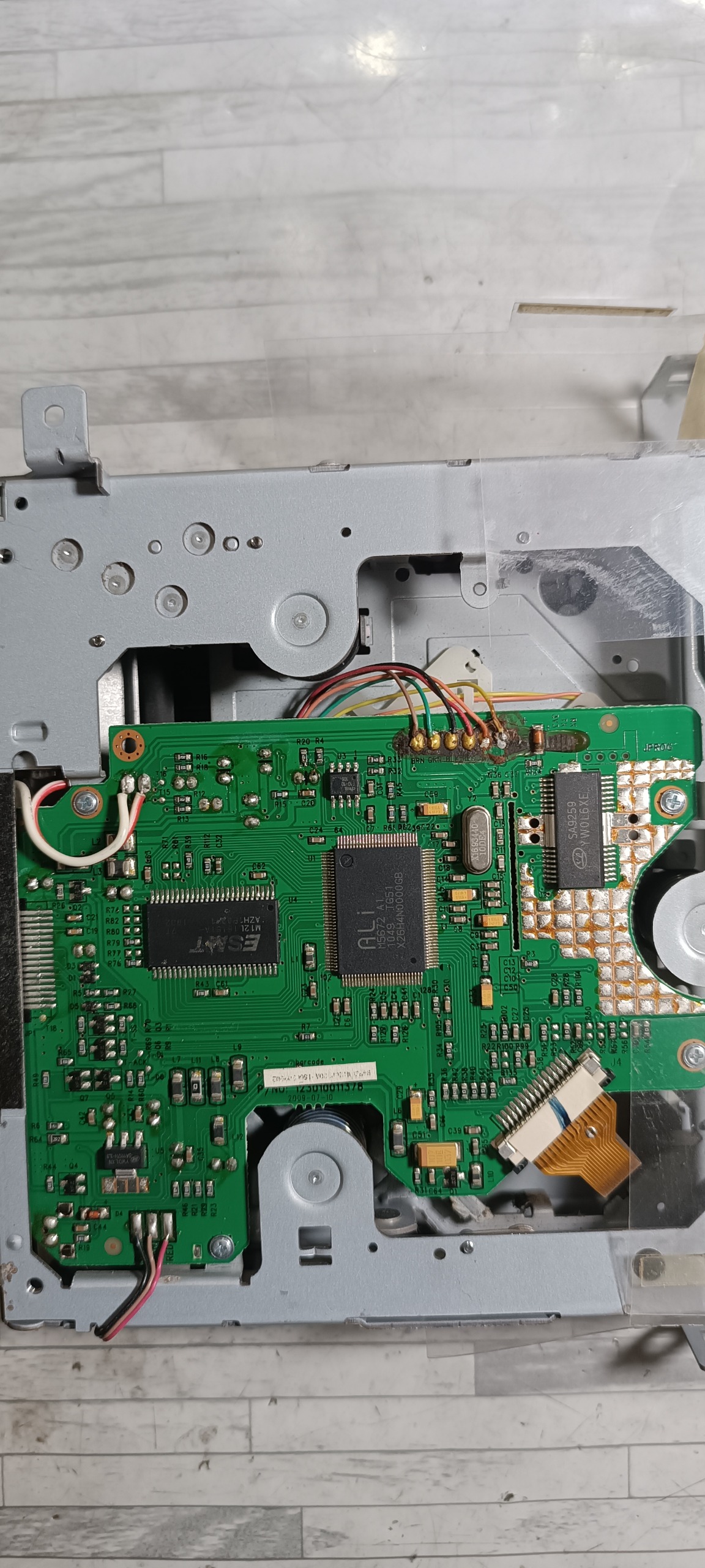 برد سروو مکانیزم پخش cpu _m5672A1