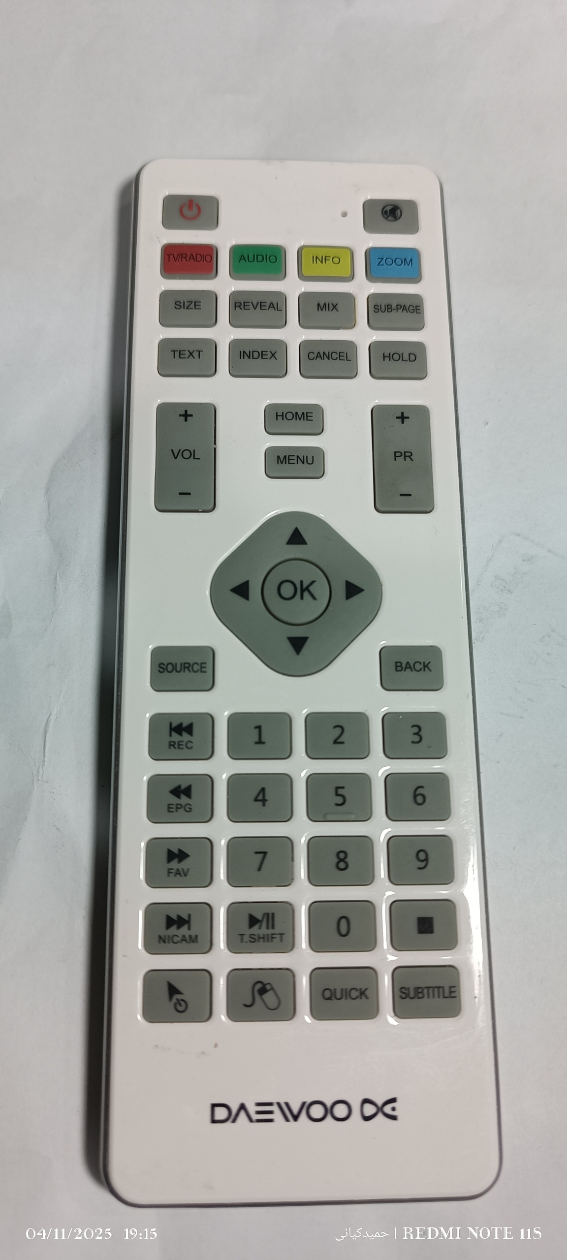 کنترل تلویزیون هوشمند اصلی دوو