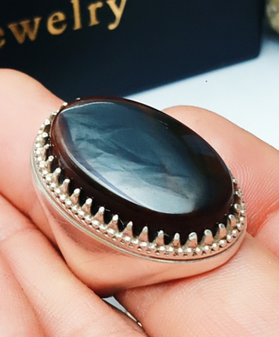 انگشتر نقره شفت العبد اصل