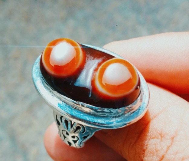 انگشتر 25گرمی نقره دوکوهان