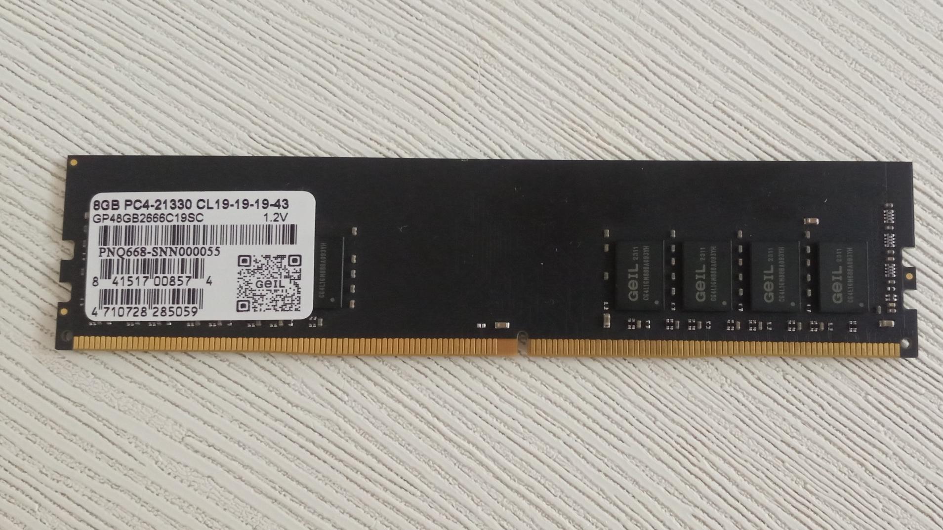 Ram DDR4 8GB Geil 2666
