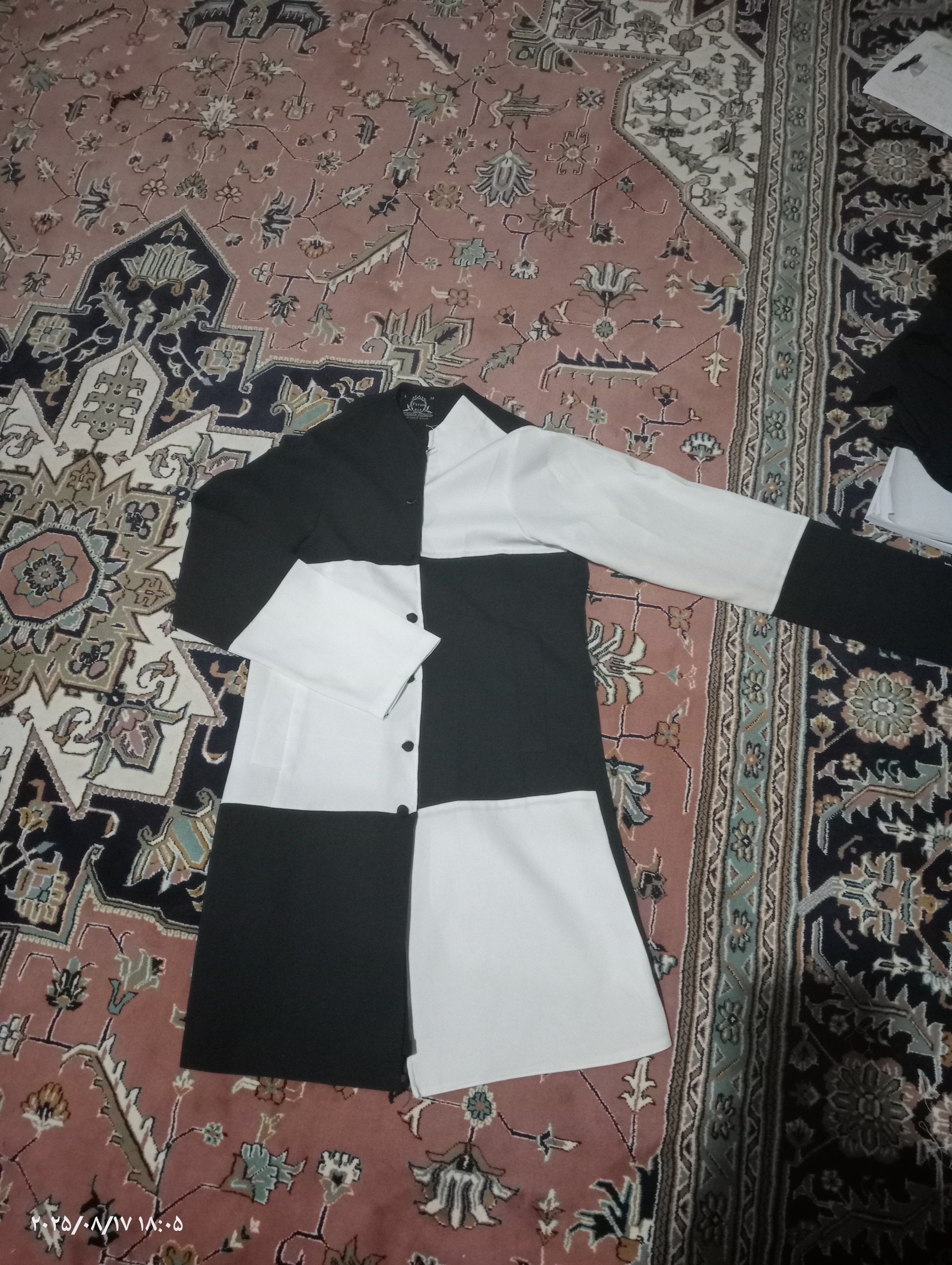 مانتو زنانه شطرنجی اسپرت