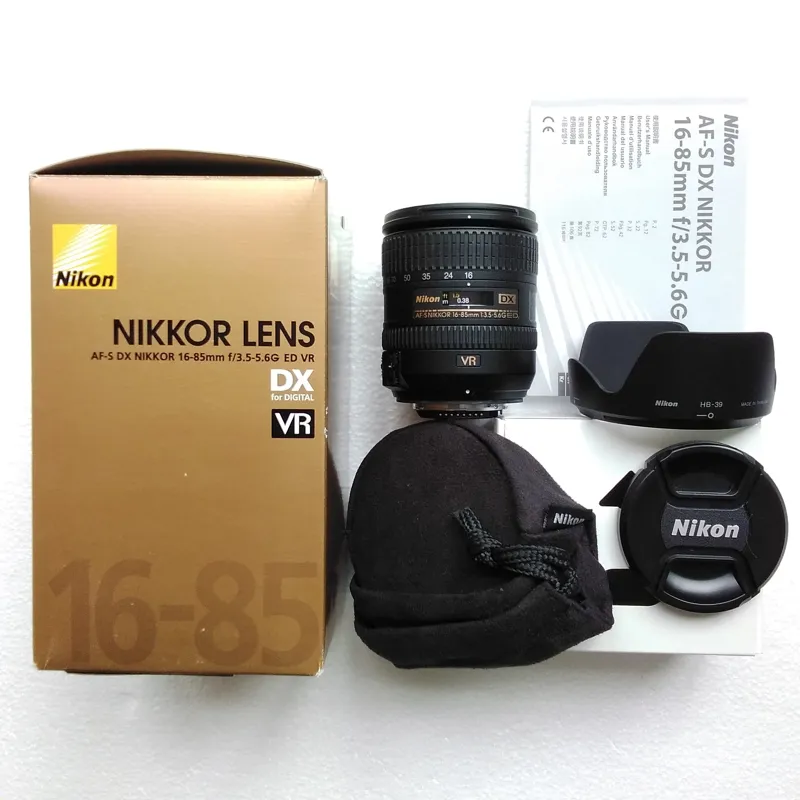 لنز زوم DX نیکون   AF-S 16-85mm 135-56GED  VR