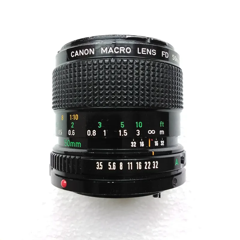 لنز ماکرو 50 کانن  CANON MACRO LENS FD 50mm 1، 3،5