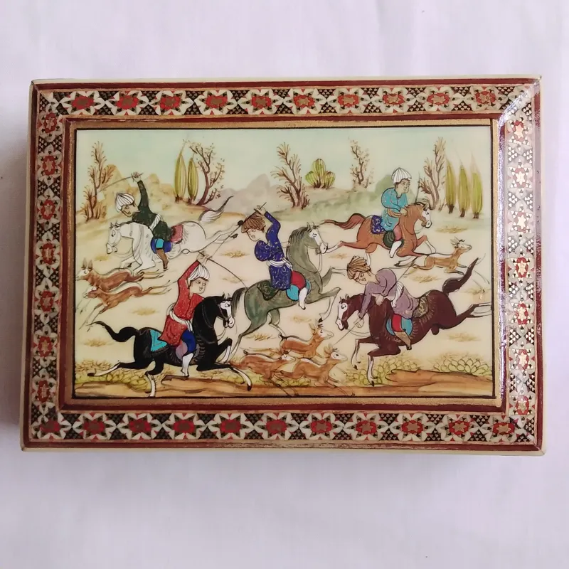 جا سیگاری خاتم کاری قدیمی