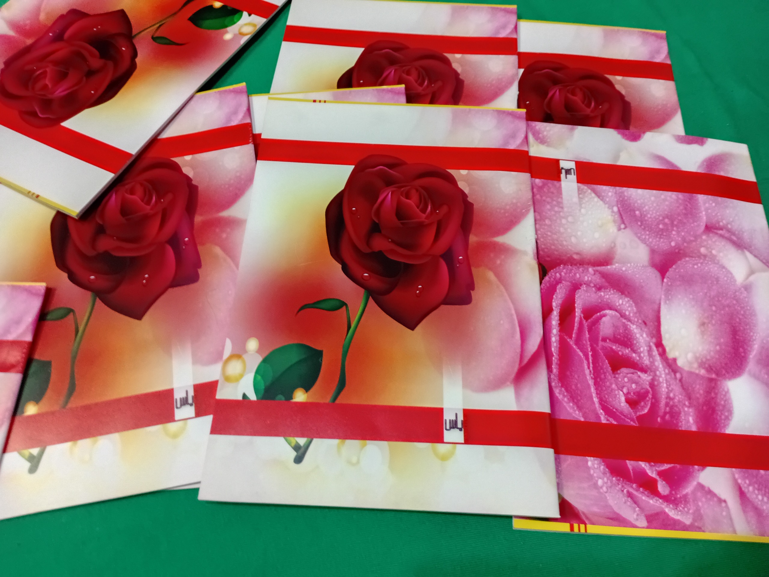 دفتر نقاشی کمیاب قدیمی گل یاس