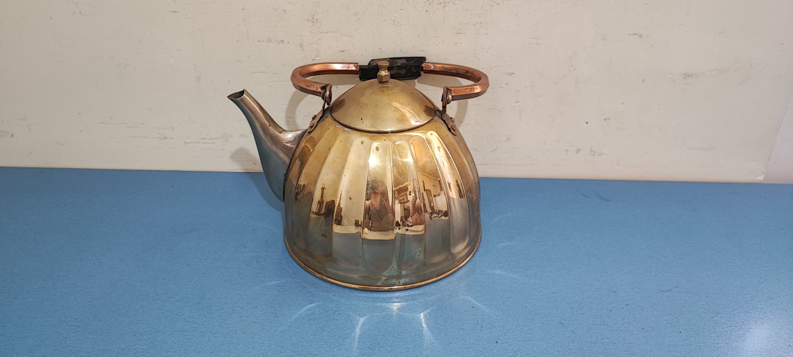 کتری برنجی روسی آنتیک