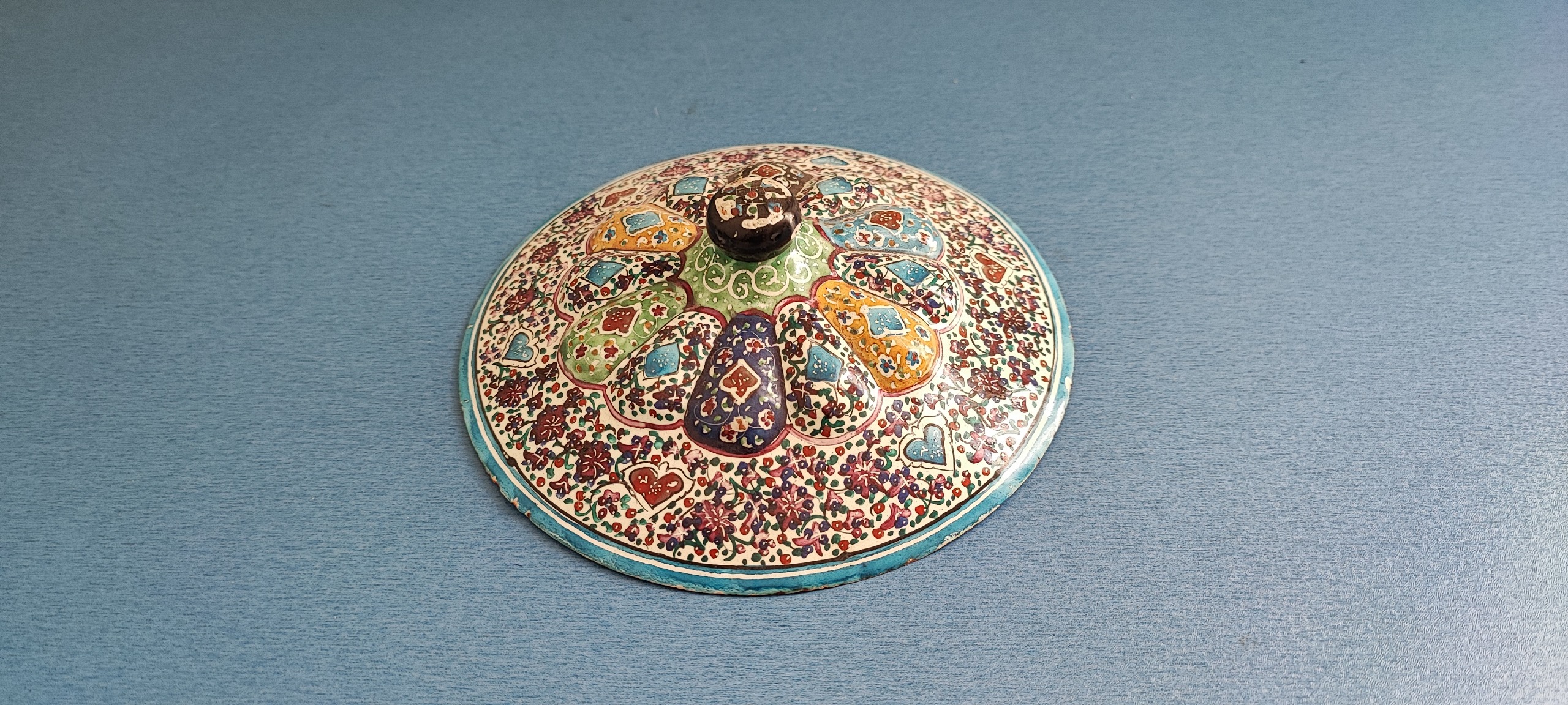 درب مسی مینا کاری زیبا و قدیمی