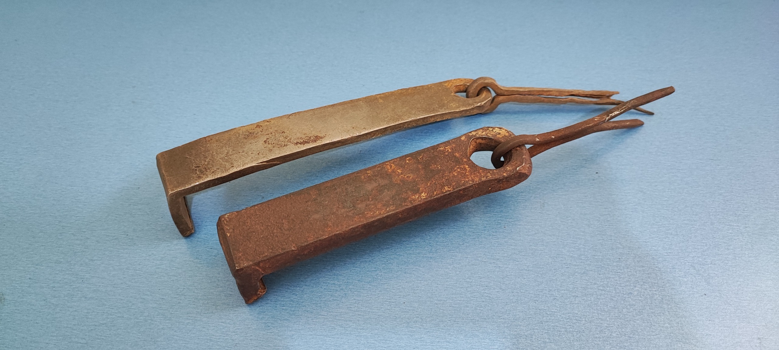 دو عدد درکوب فولادی قاجاری