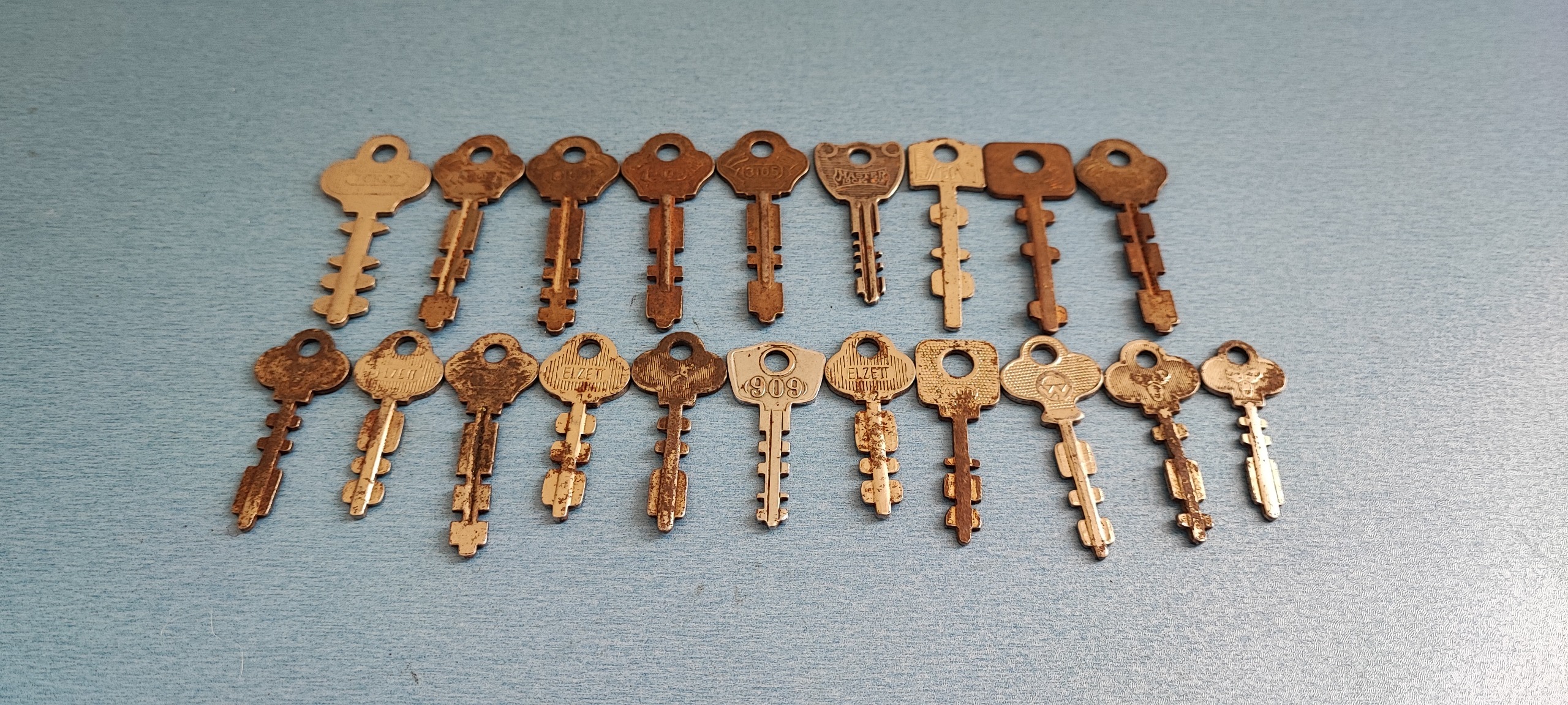 20 عدد کلید قفل های اروپایی