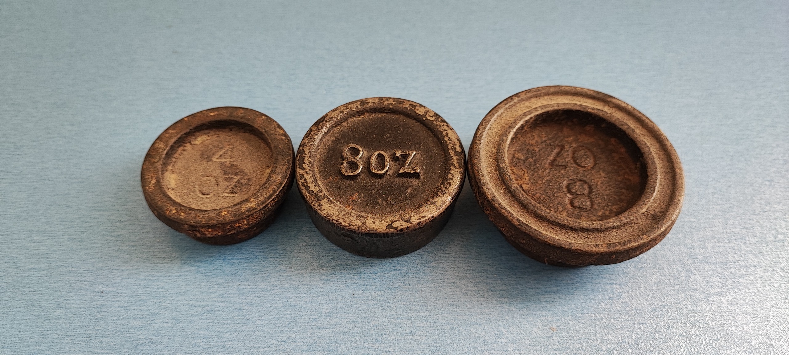 سه عدد وزنه ترازوی انگلیسی