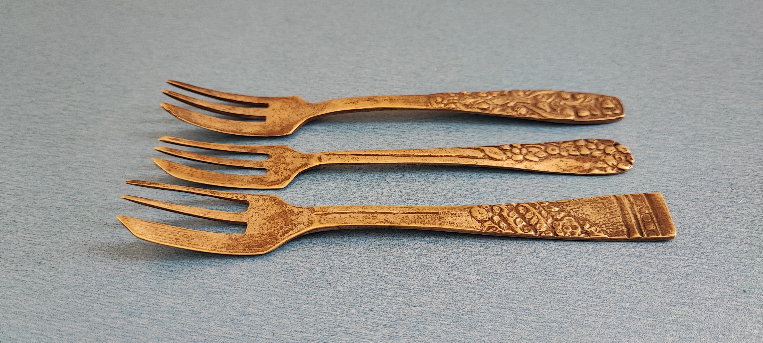 سه عدد چنگال نوربلین آنتیک اروپایی