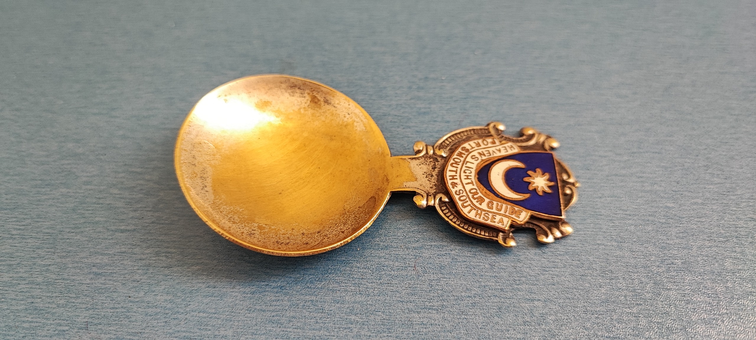 قاشق برنجی کوچک اروپایی