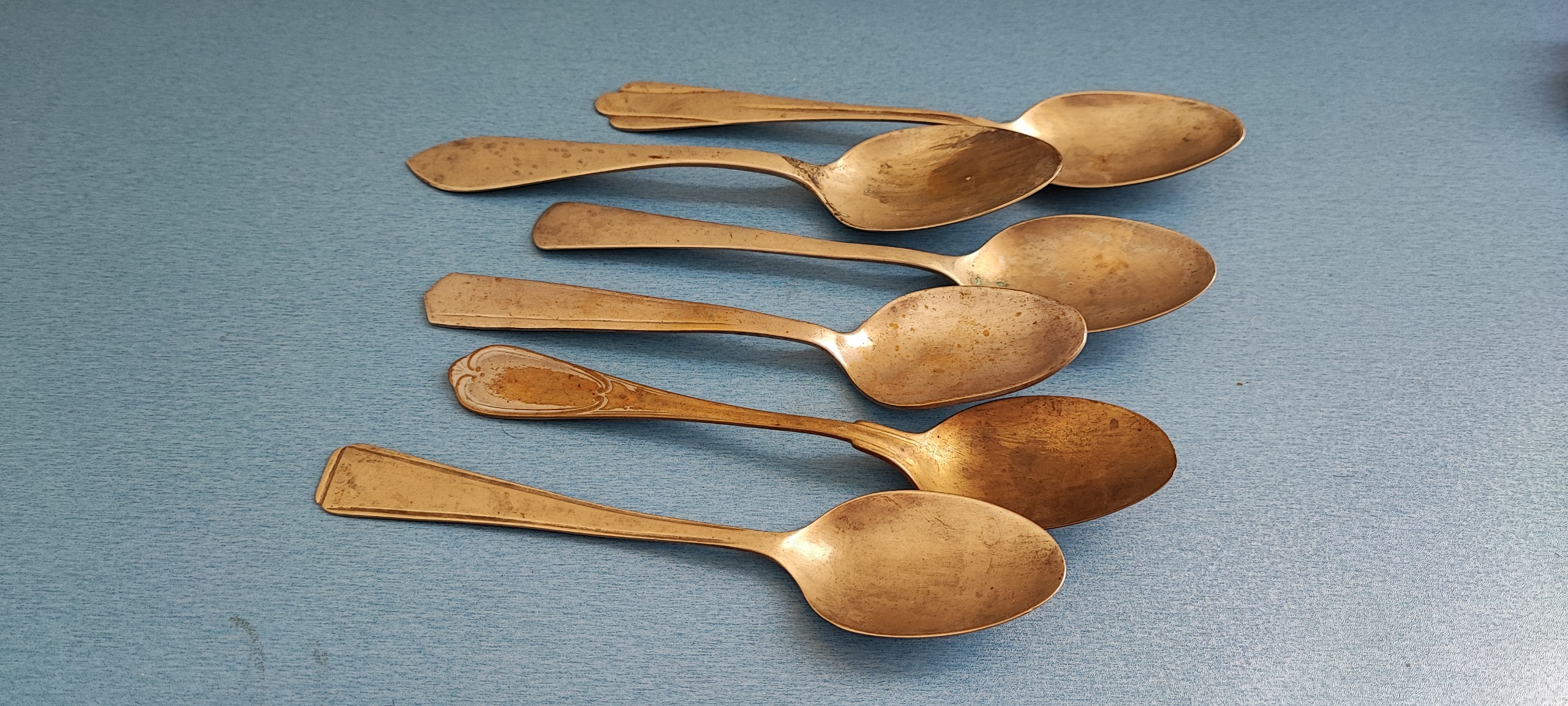 6 عدد قاشق برنج و ورشو قدیمی