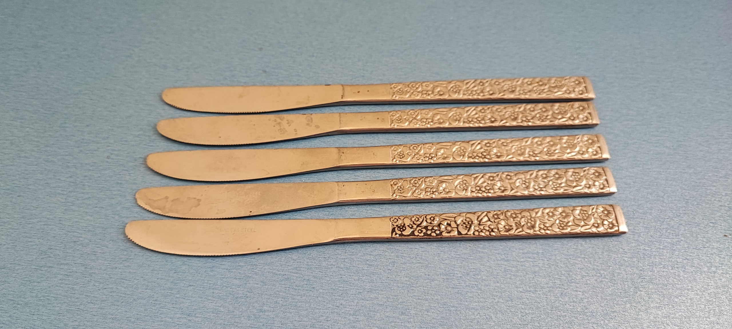 پنج عدد کارد استیل قدیمی