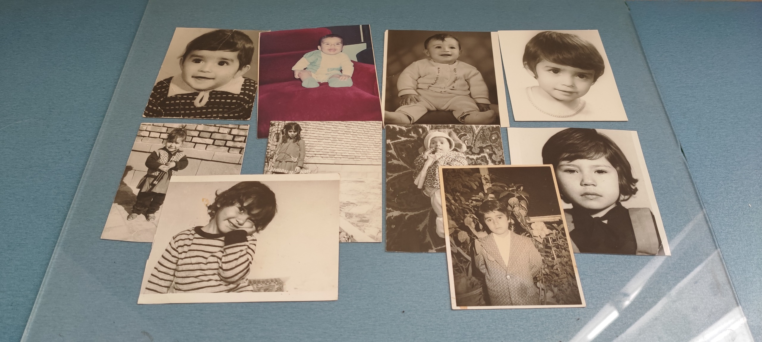 ده عدد عکس دوربینی از کودک و بچه های دوره پهلوی