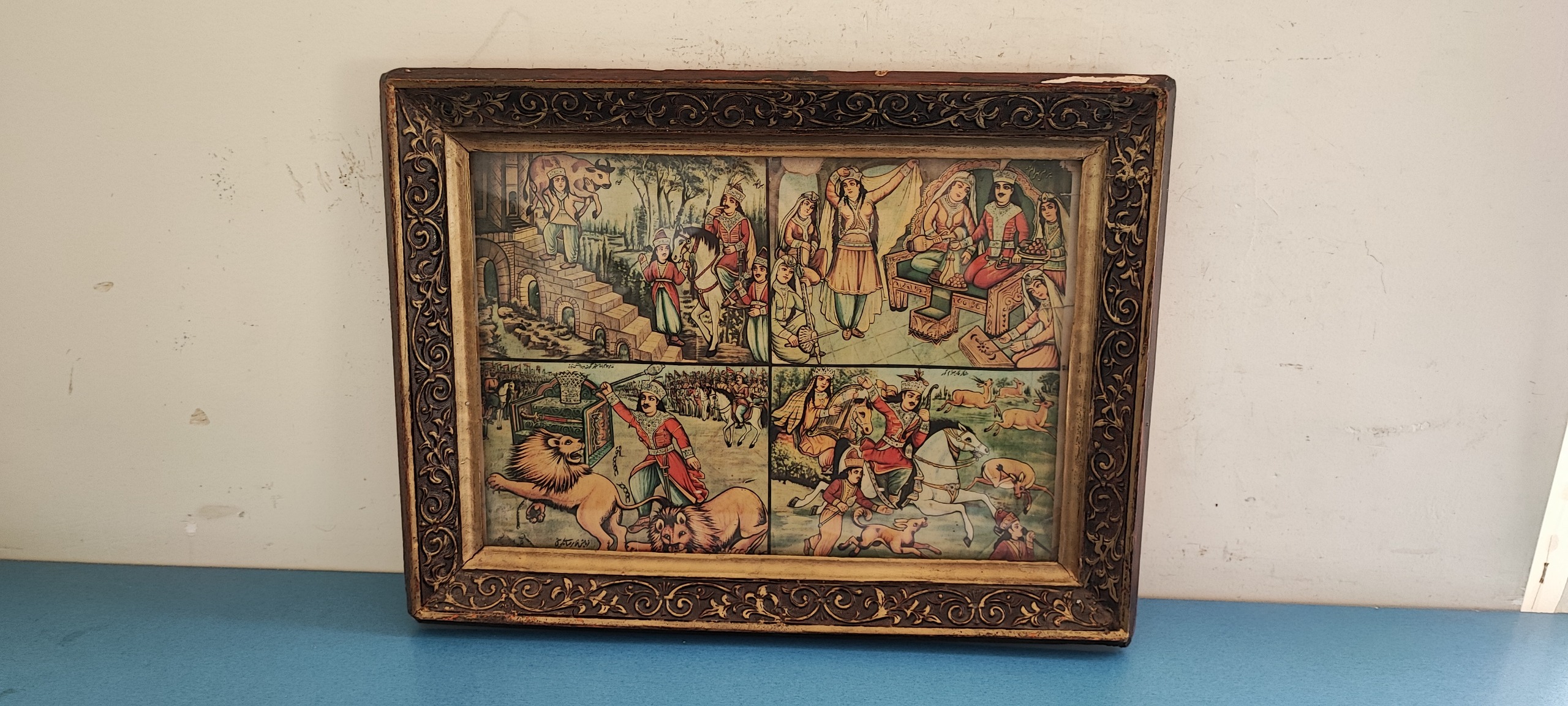 تابلو قدیمی بهرام گور