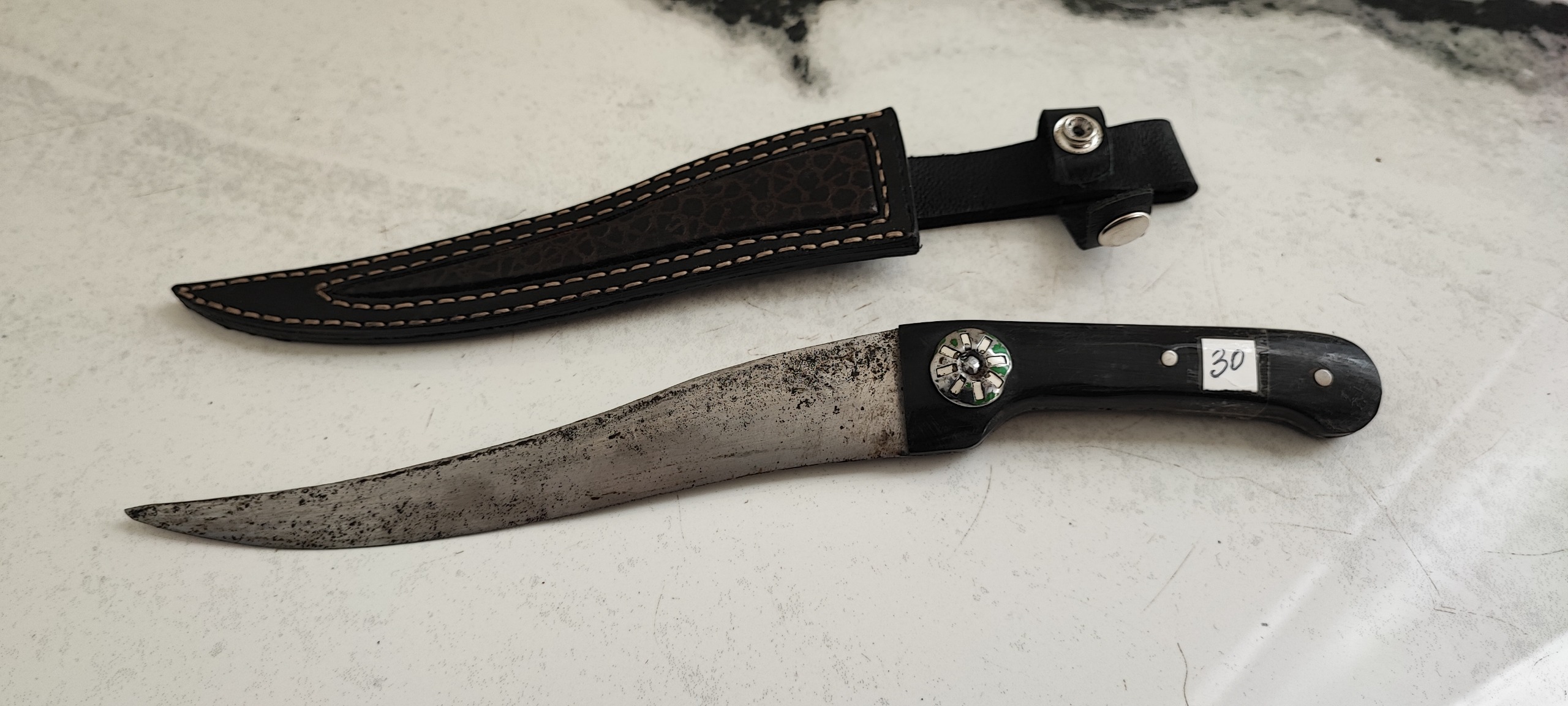 کارد فولادی کمیاب قاجاری (30)