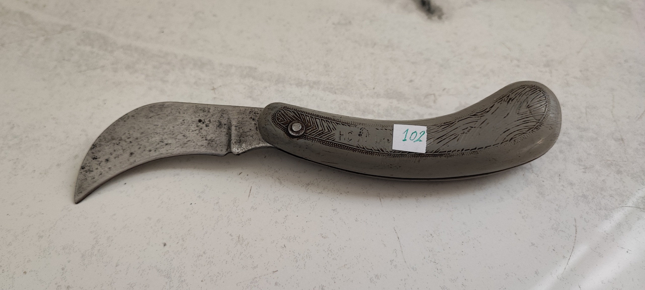 چاقوی پیوندزنی بزرگ و قدیمی روسی (102)