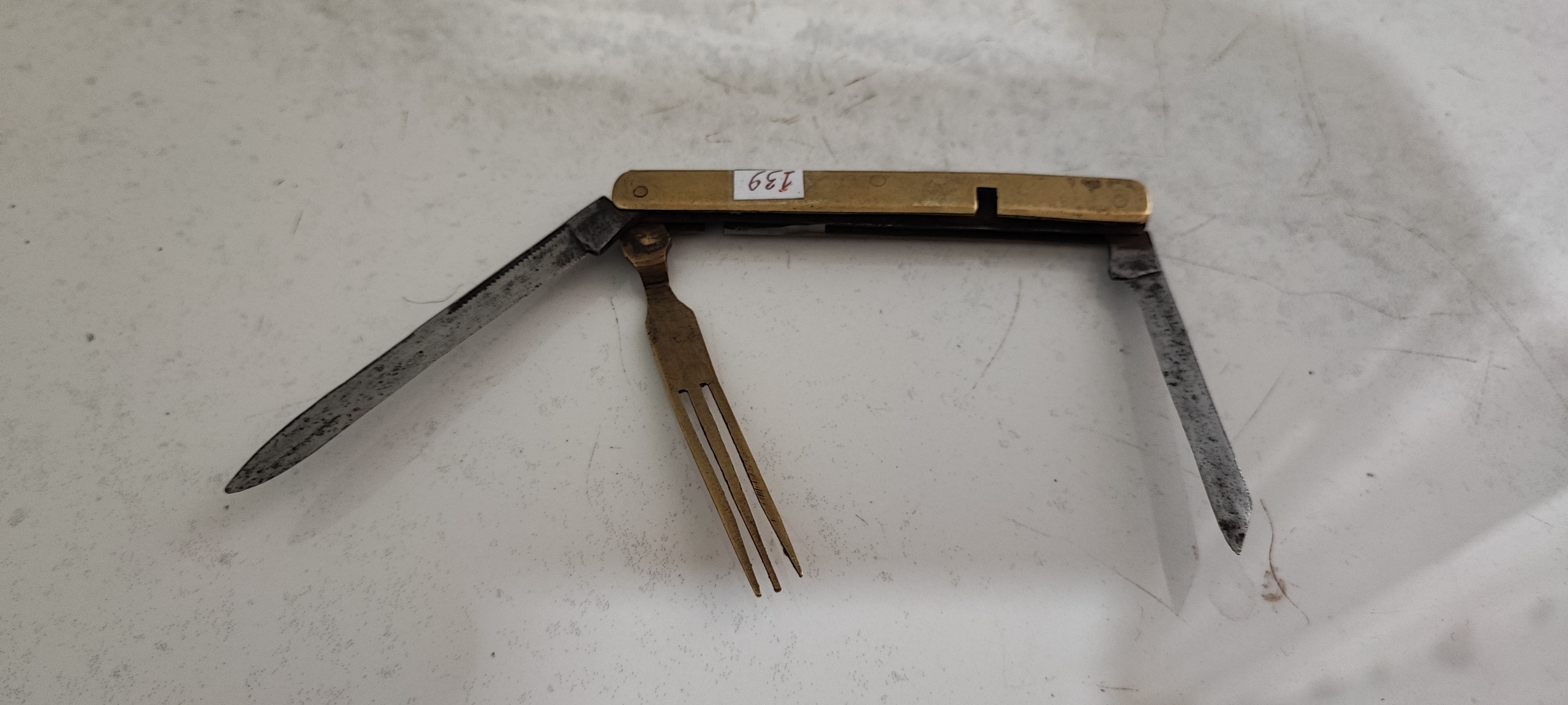 چاقوی دوتیغ قدیمی و نایاب روسی (139)