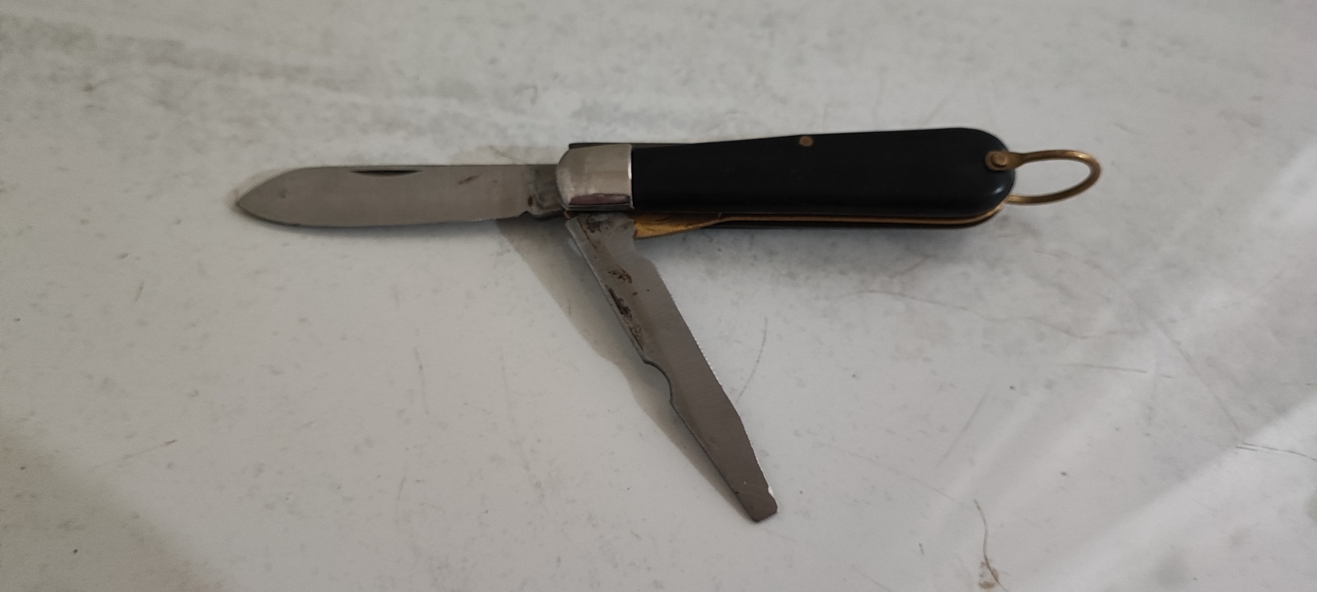 چاقوی مخابرات دوتیغه قدیمی (147)