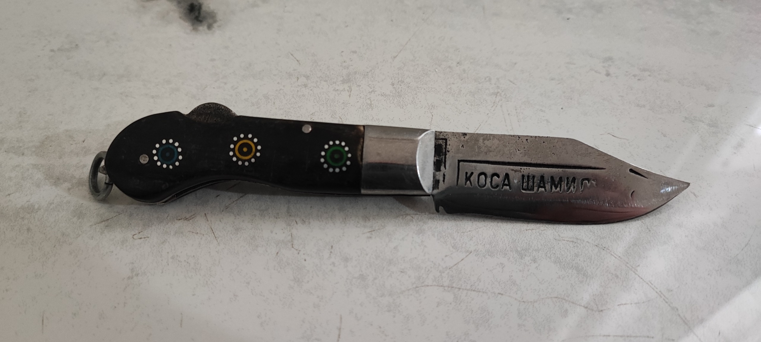 چاقوی طرح بابا تیغ فولادی ساخت سفارشی (153)