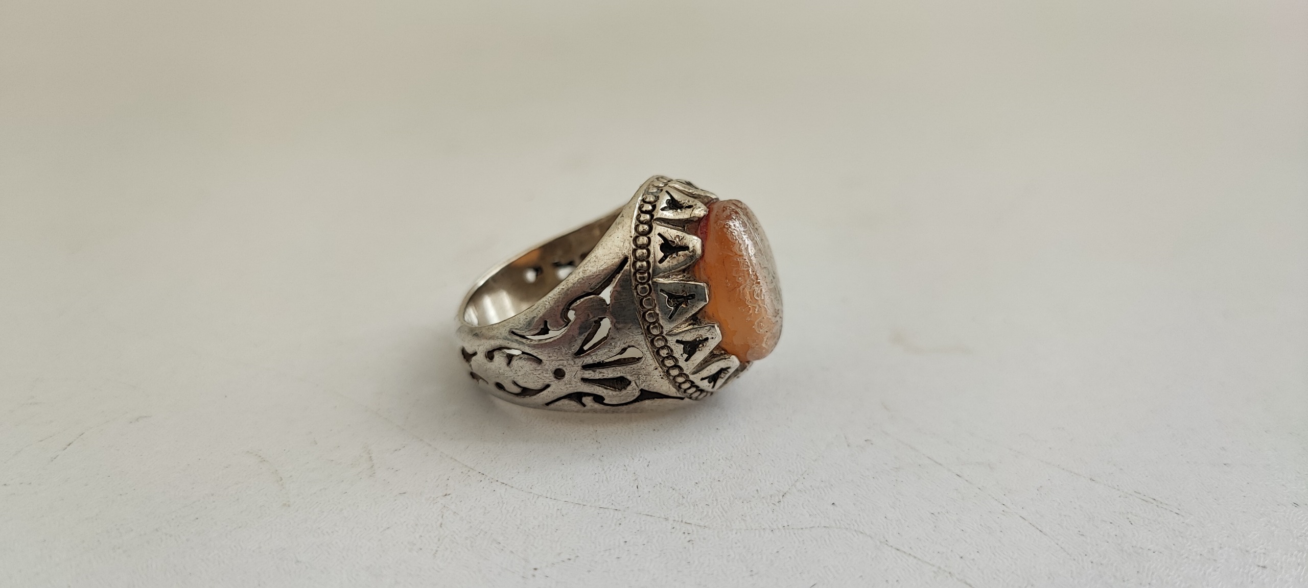 انگشتر عقیق قدیمی