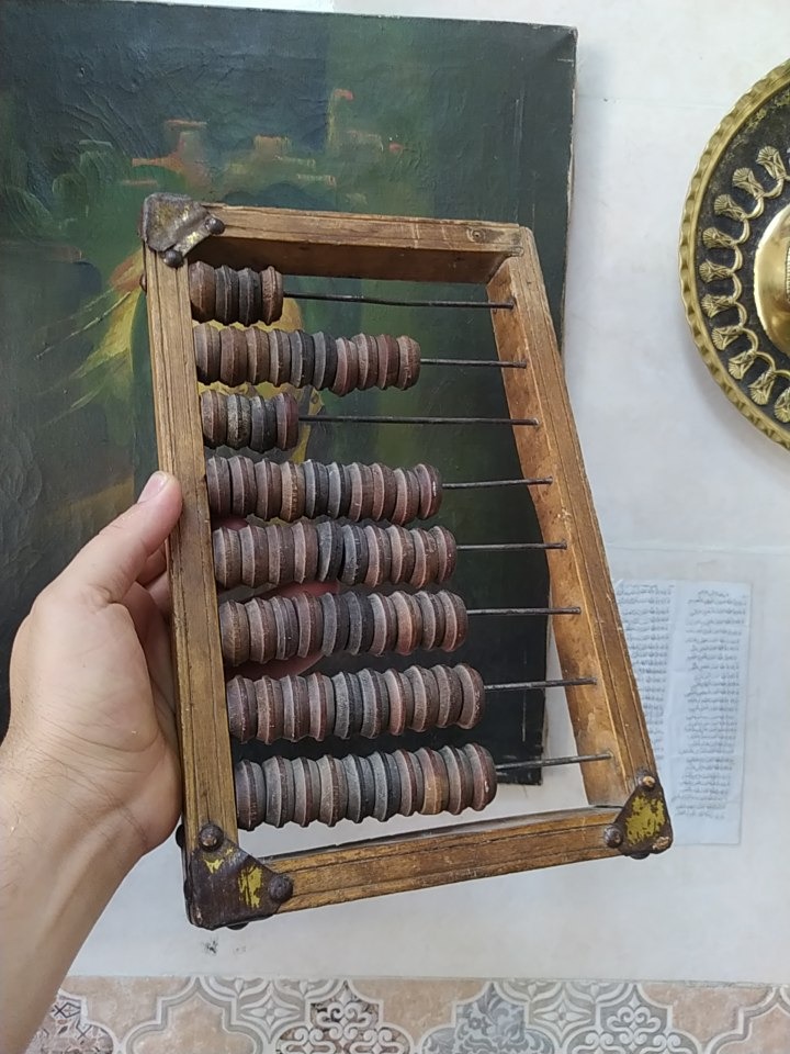 چرتکه قدیمی روسی آنتیک خوشساخت