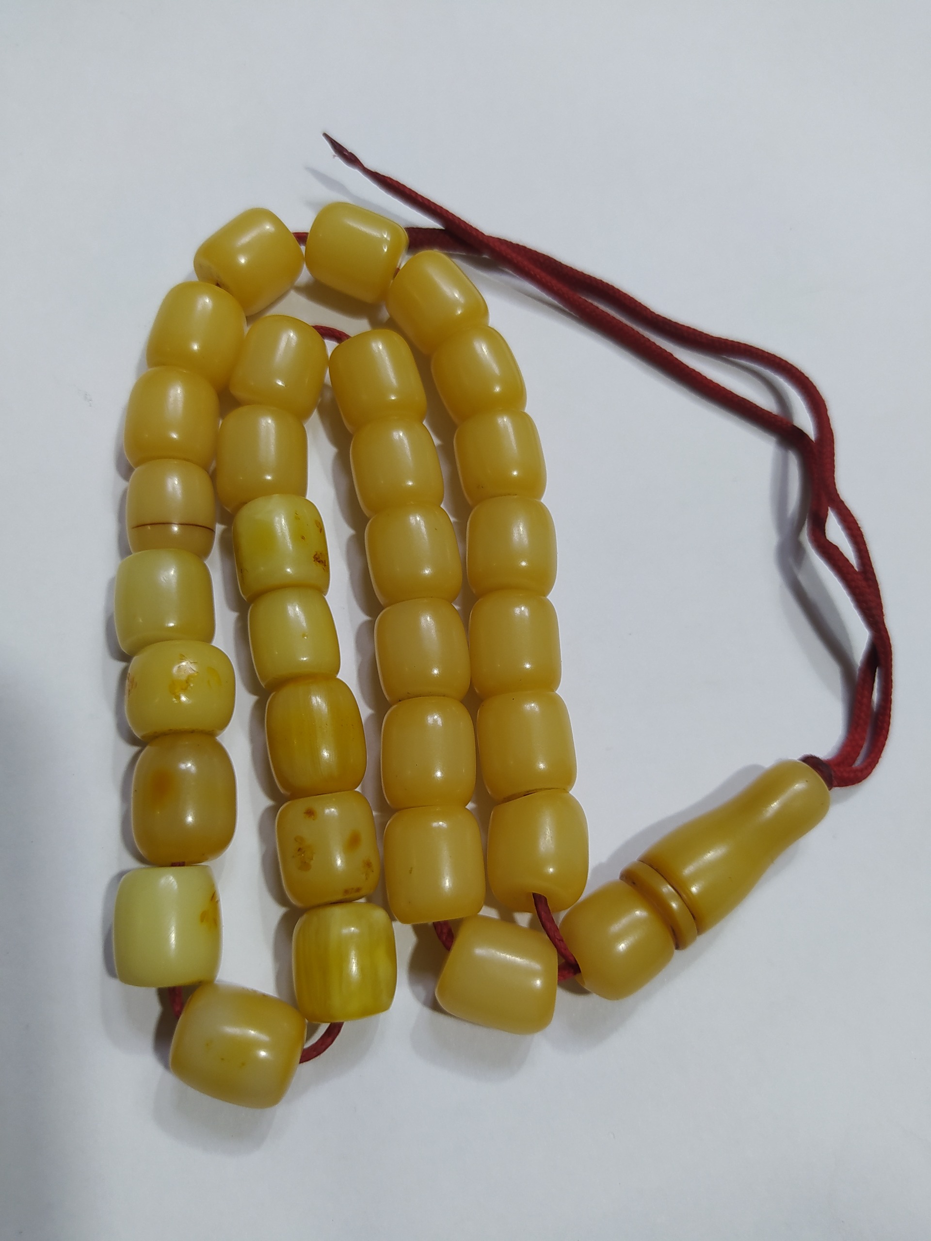 تسبیح قدیمی اصل سندلوس یاغبال استخوانی آلمانی