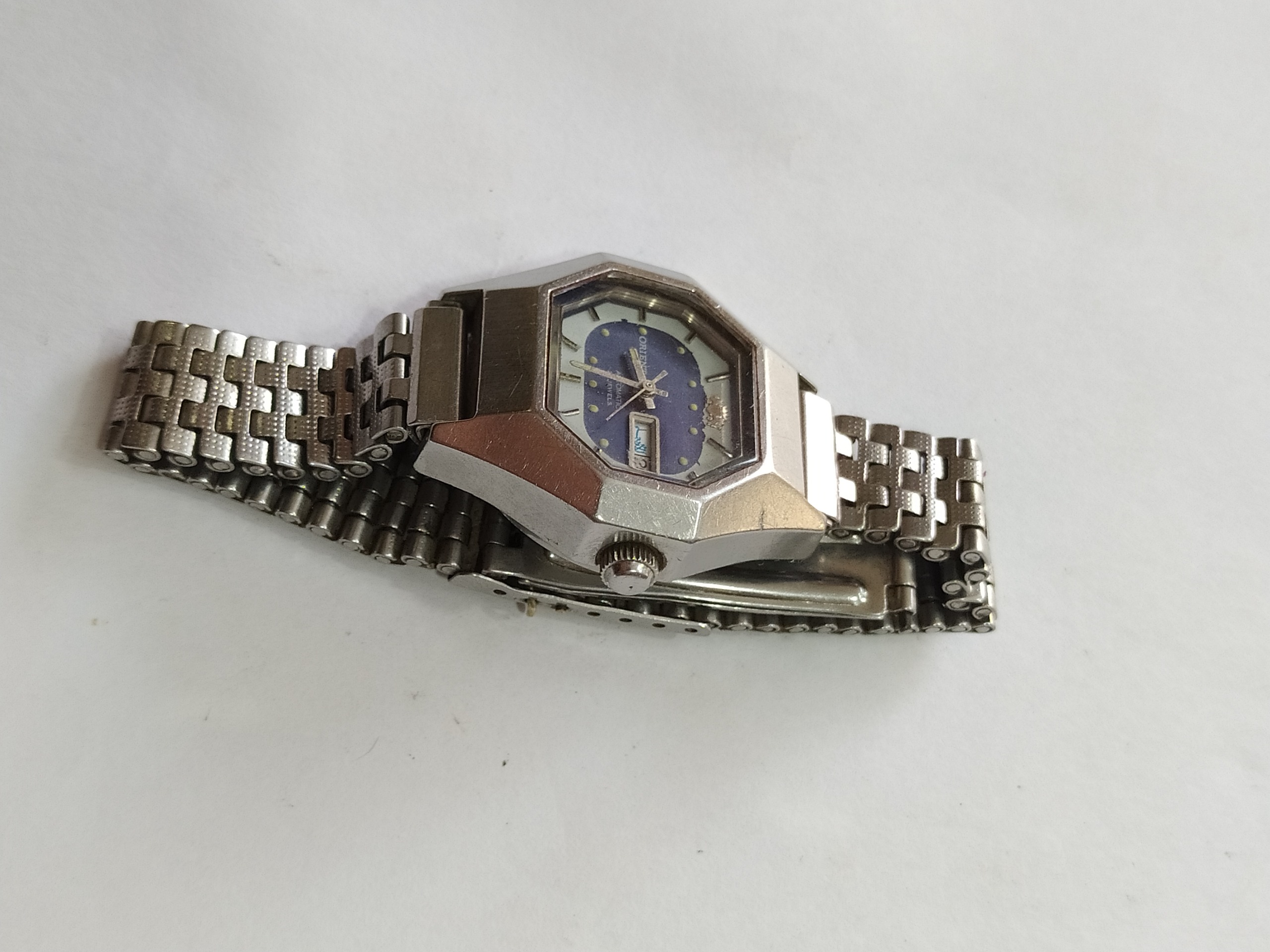 ساعت قدیمی اتوماتیک زنانه اروینت صفحه خوشرنگ سالم