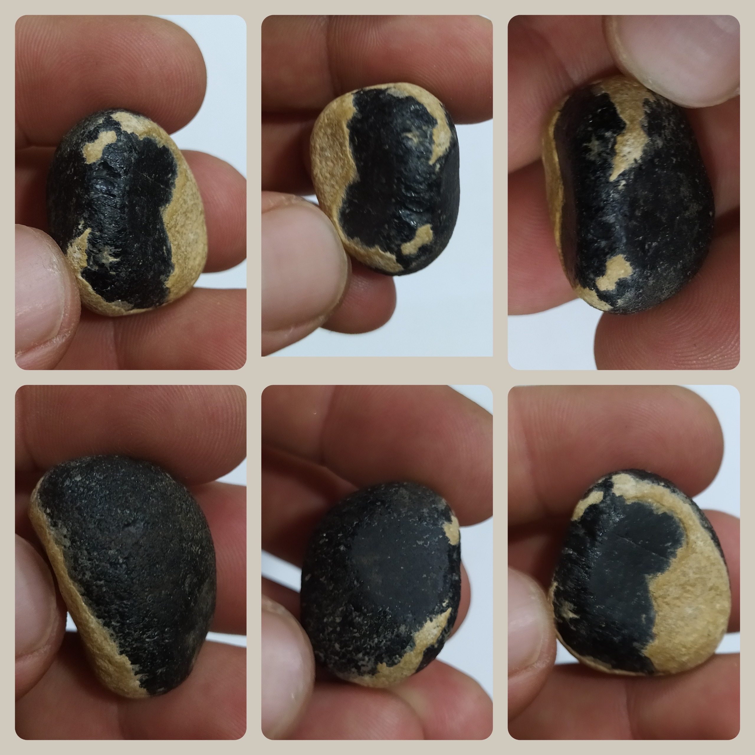 سنگ معدنی اصل اونیکس یا گارنت سیاه