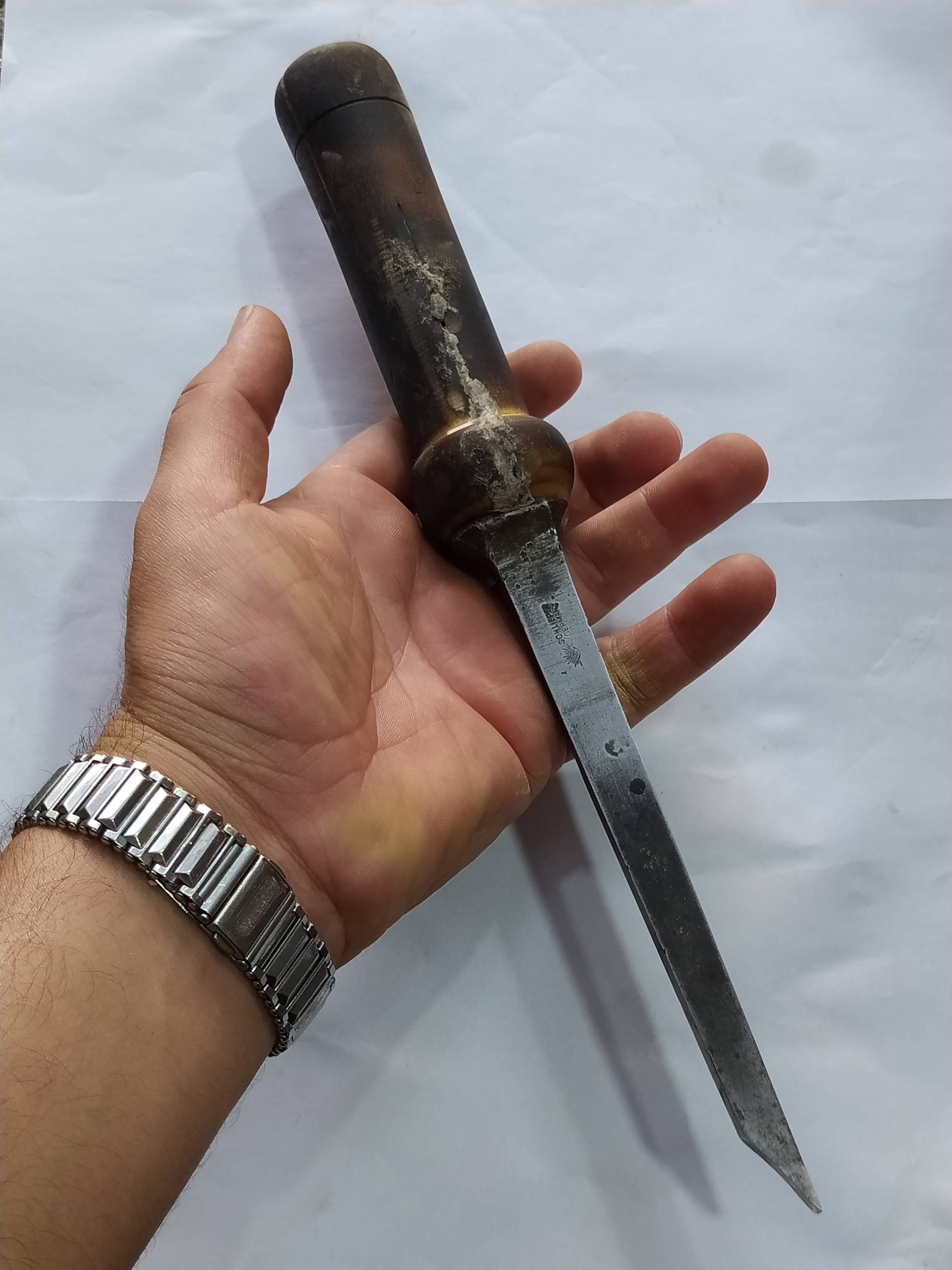 مغار نجاری قدیمی فولادی اصل المانی برند schlieper