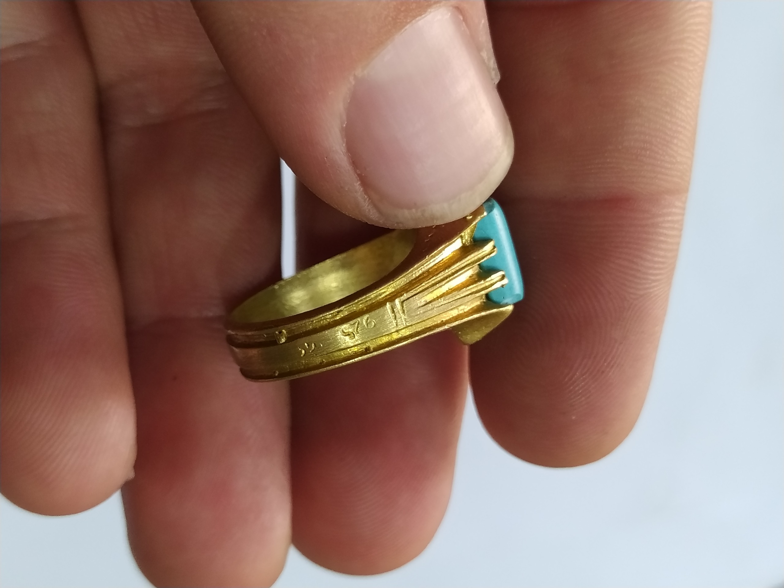 انگشتر برنجی قدیمی