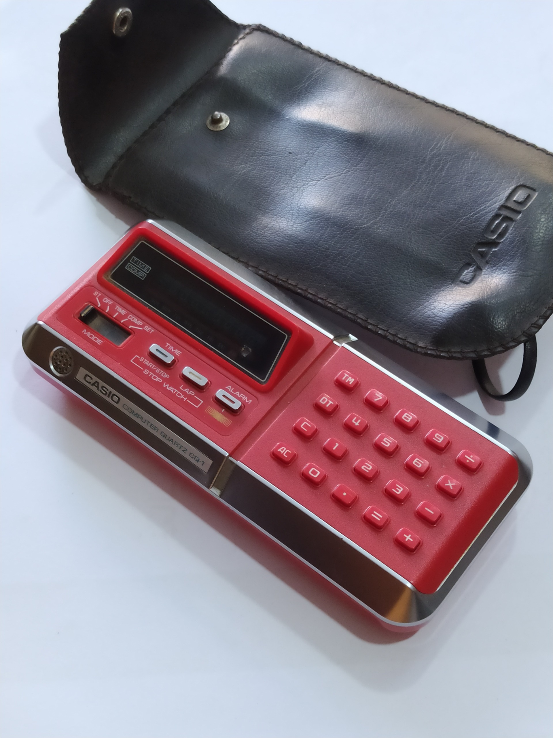 ماشین حساب قدیمی لامپی چندکاره زنگ دار اصل کاسیو