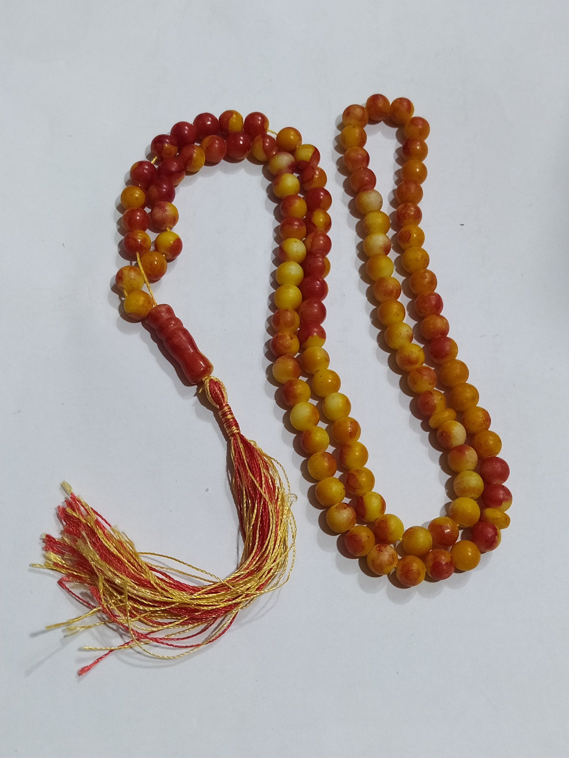 تسبیح 101 دانه سنگ مصنوعی