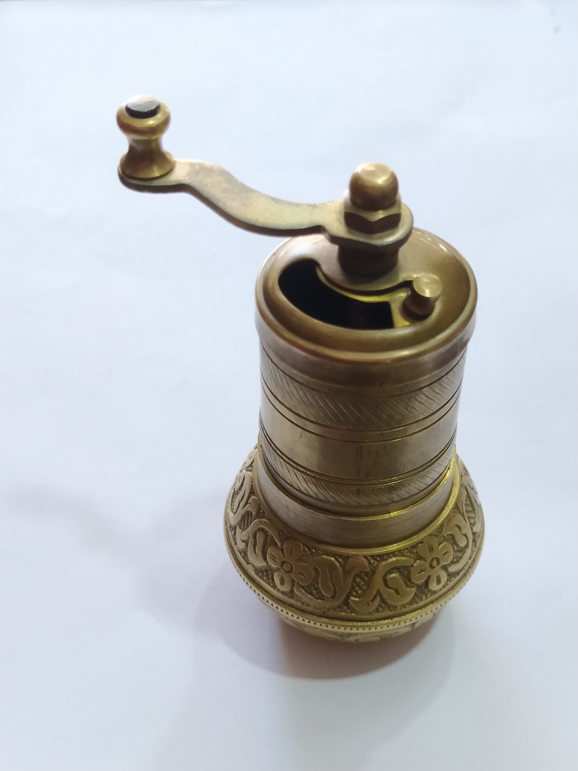 آسیاب دستی قدیمی برنزی آنتیک وارداتی از هند