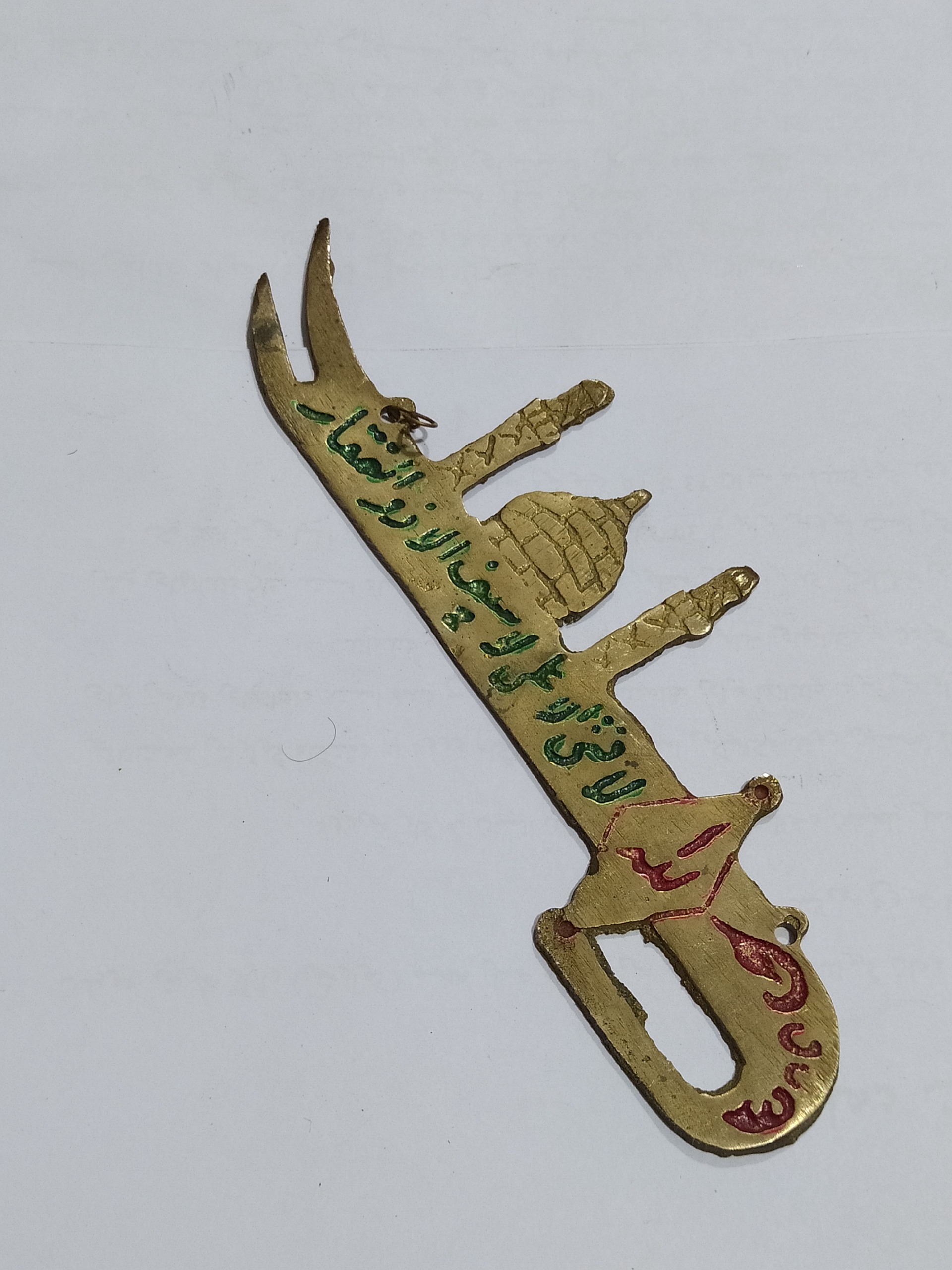 شمشیر برنجی ذوالفقار قابل آویز آنتیک خاص