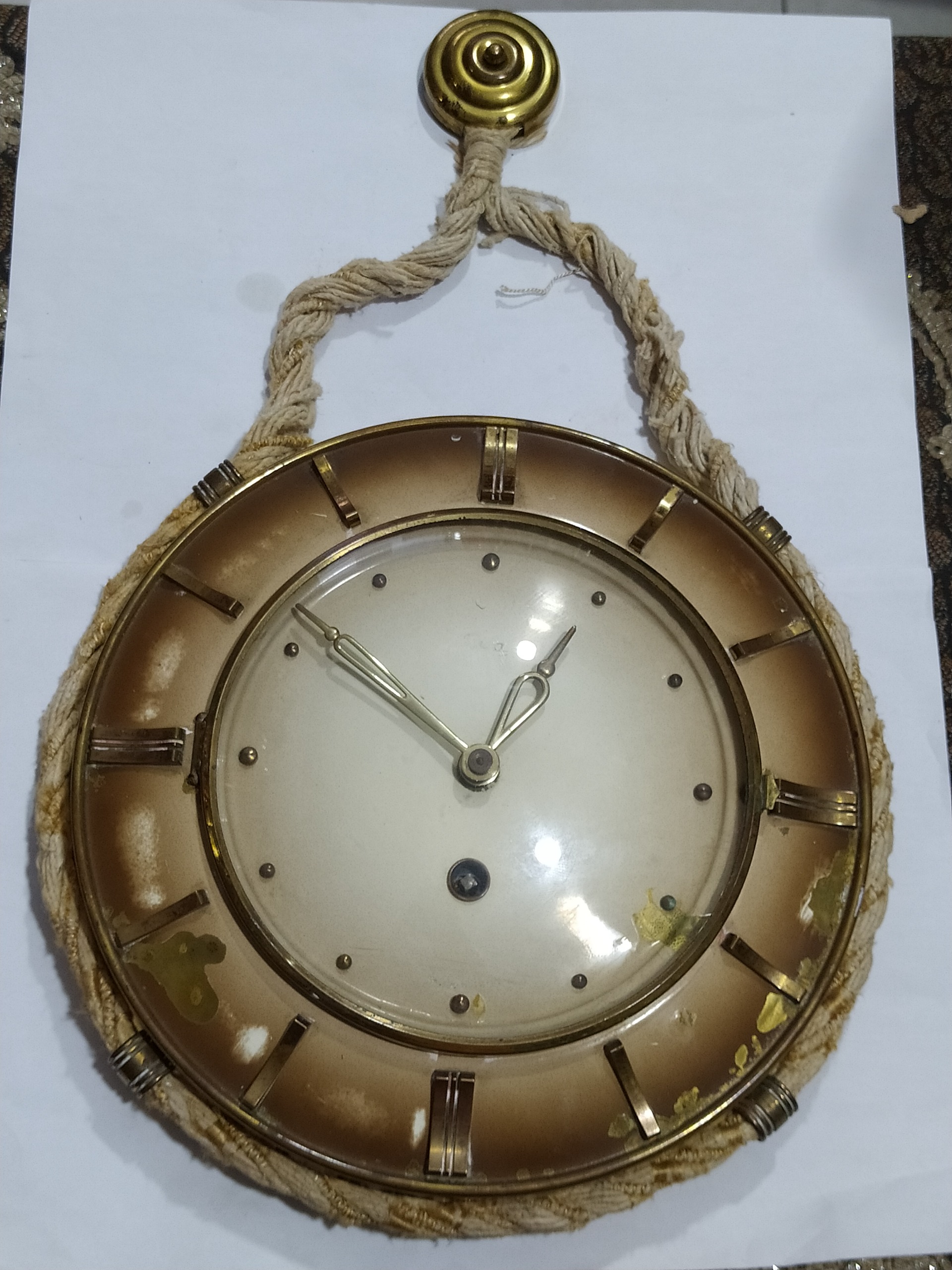 ساعت دیواری قدیمی کوکی آلمانی طنابی