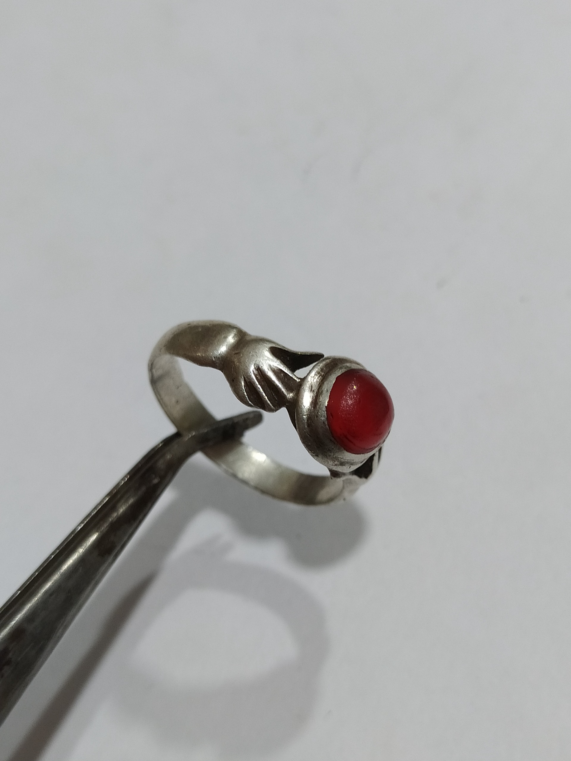 انگشتر نقره دست دلبر قدیمی زیبا خوشساخت