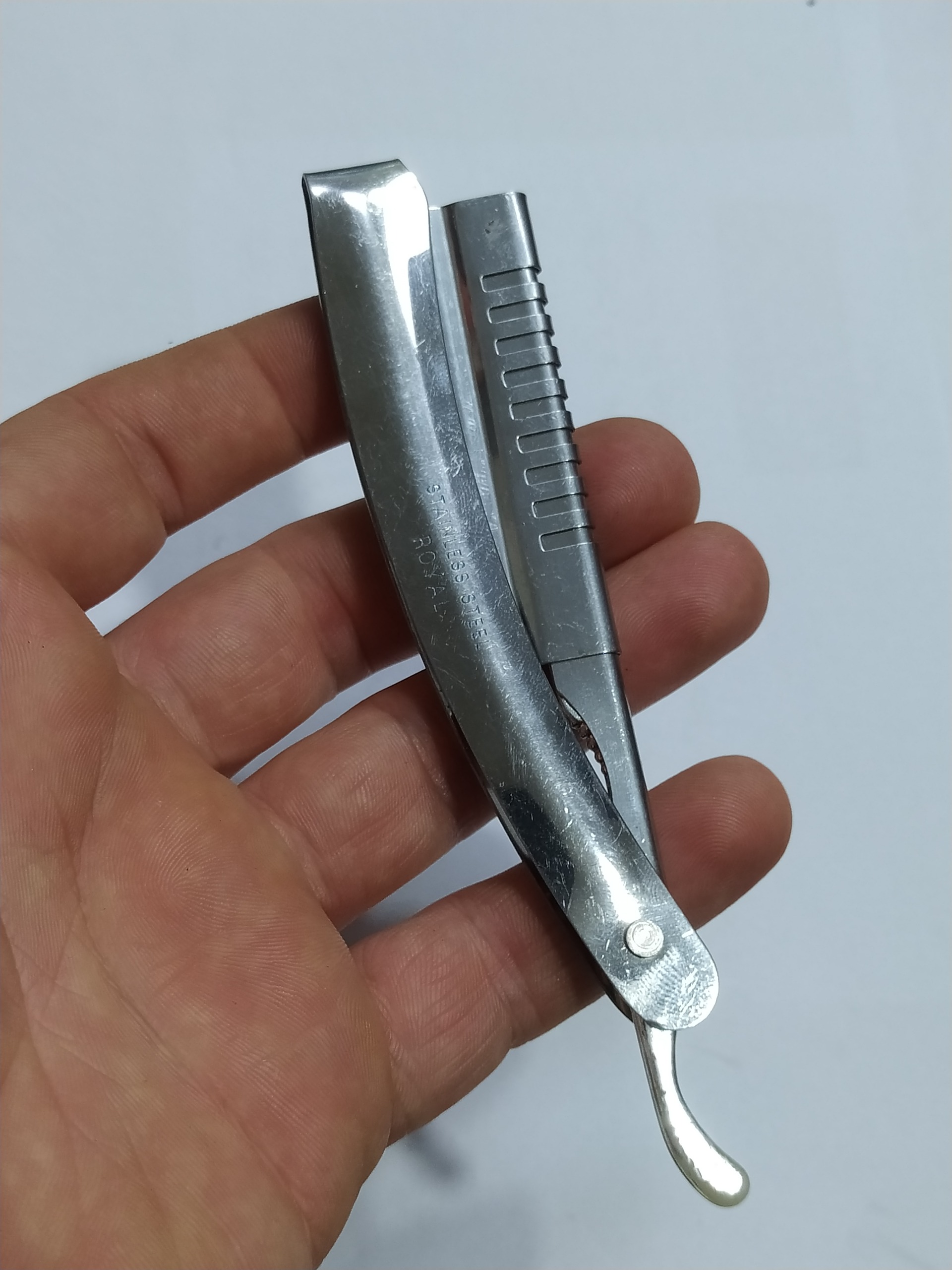 دسته تیغ اصلاح استیل